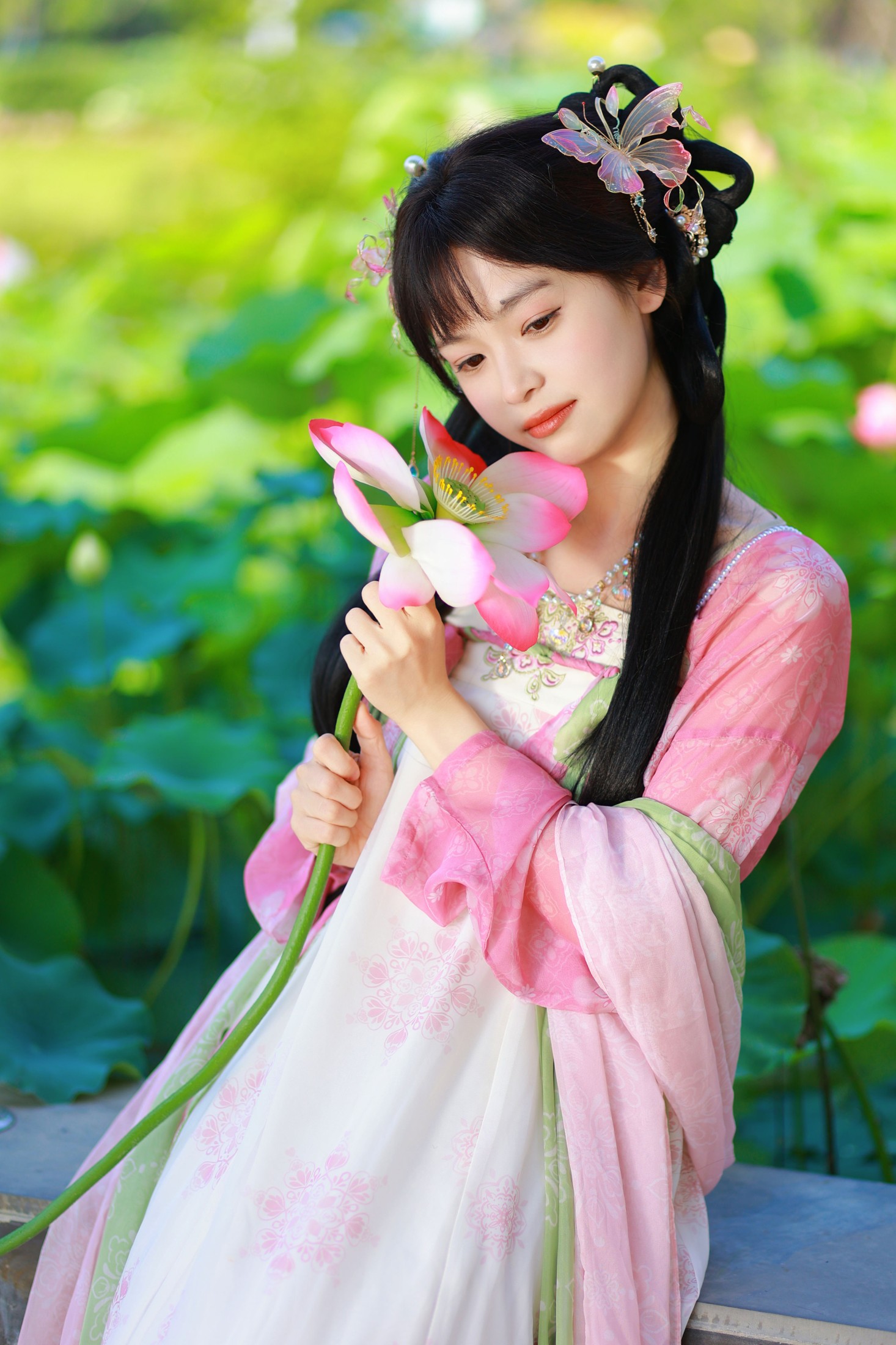 图片[6]-迟迟晴雨表 – 《采荷歌》[36P]-COS写真在线网