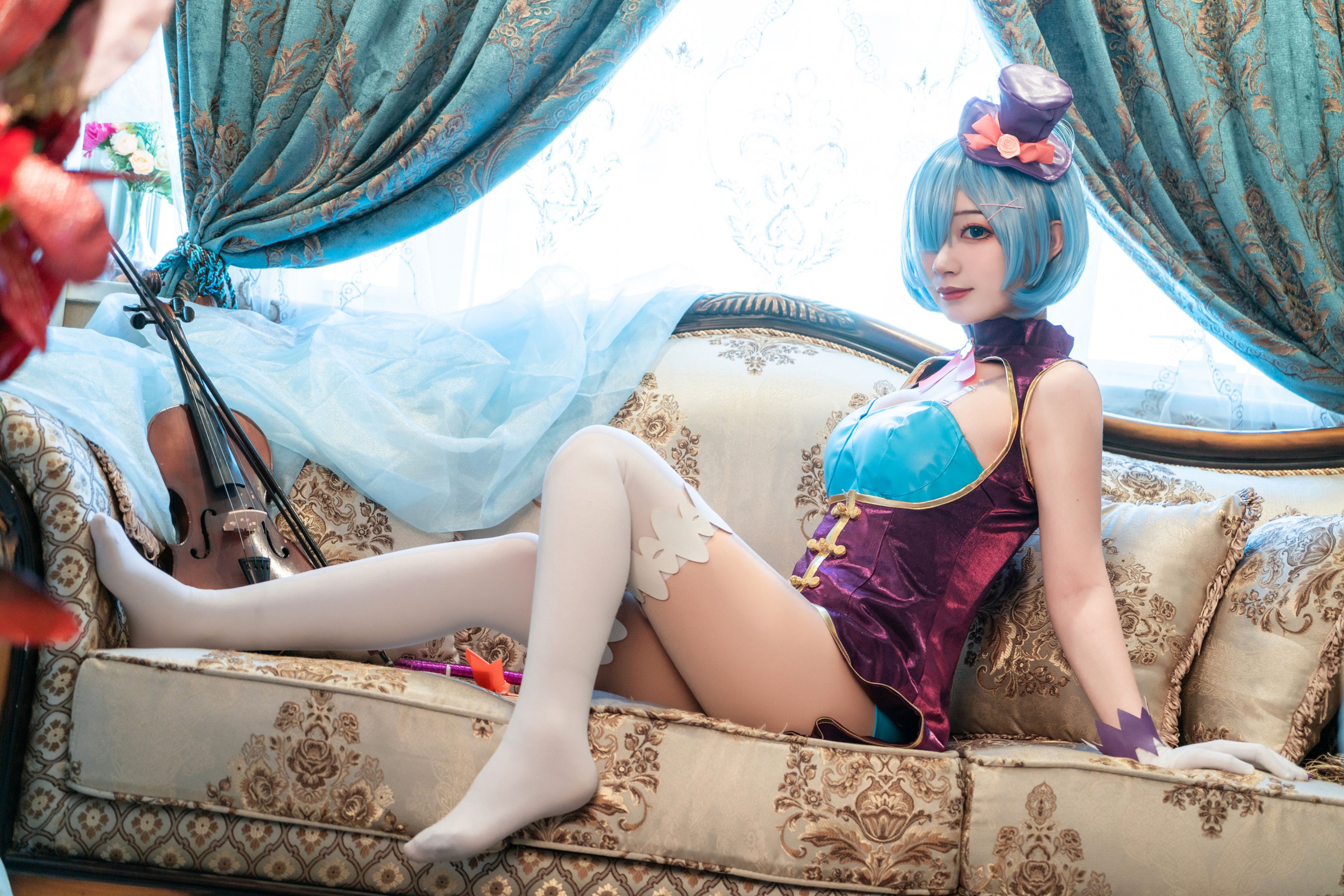 图片[3]-桃墨公子x – 《蕾姆魔术师》[22P]-COS写真在线网