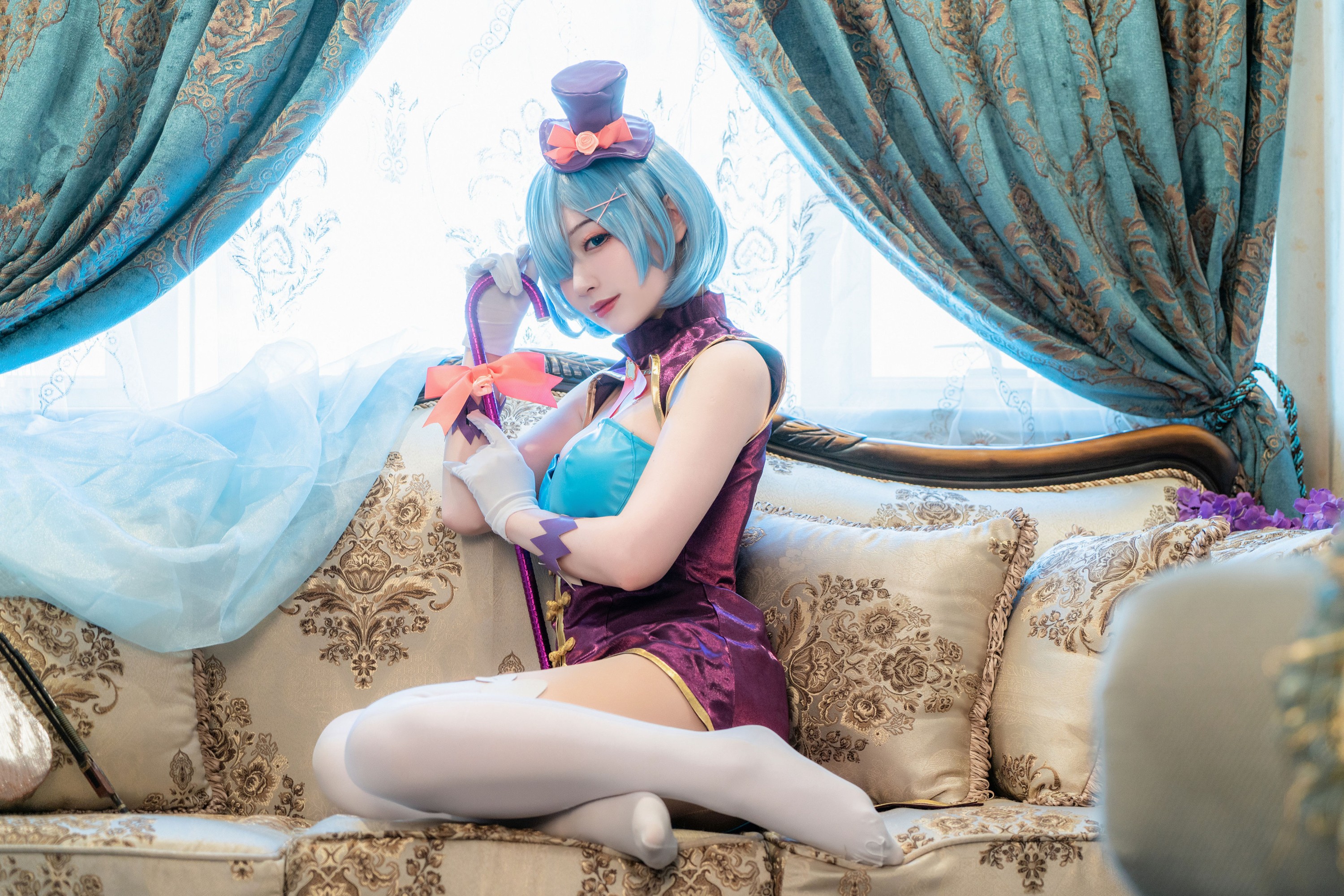 图片[5]-桃墨公子x – 《蕾姆魔术师》[22P]-COS写真在线网