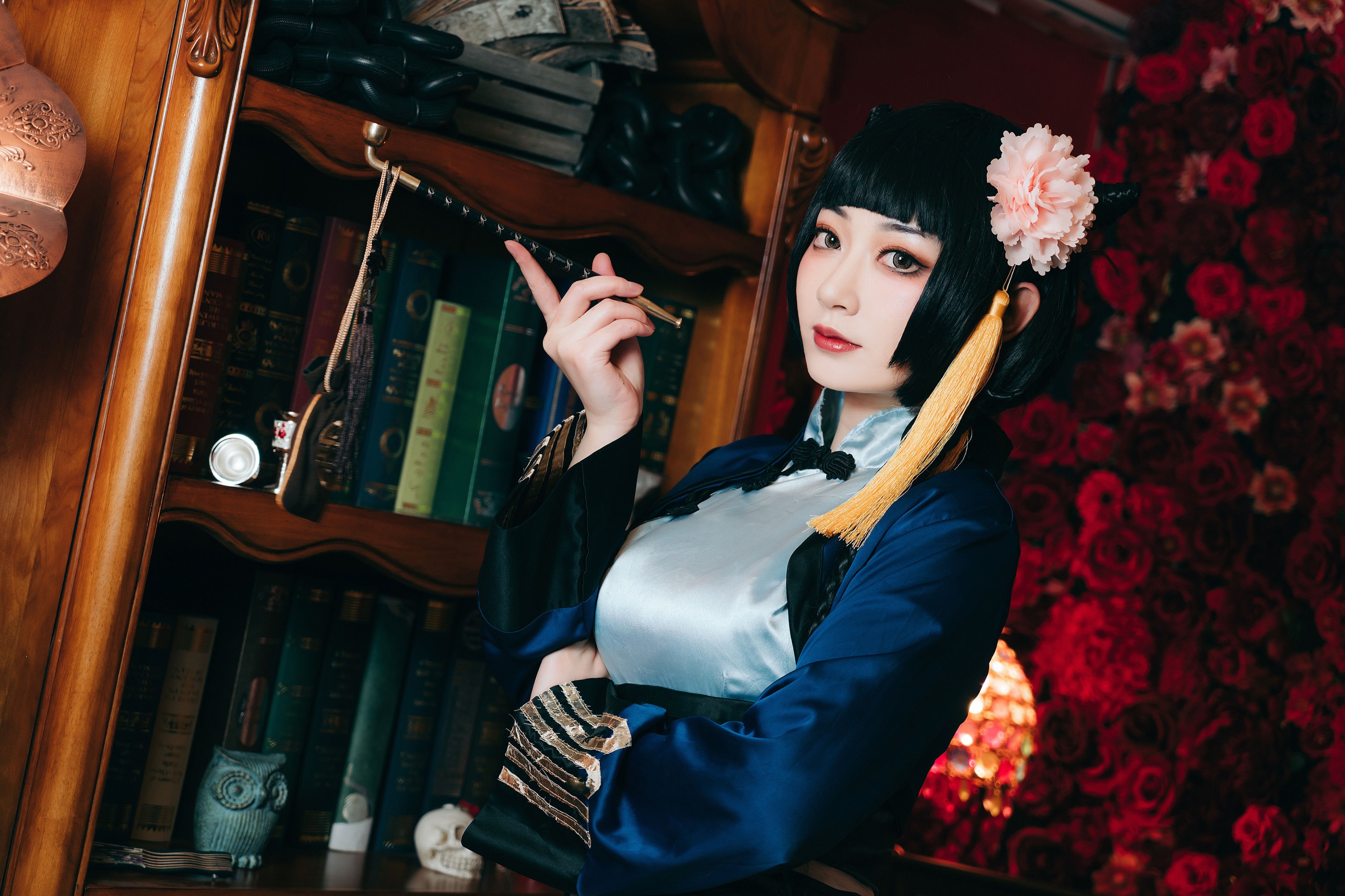 图片[6]-桃墨公子x – 《美丽的蓝猫》[21P]-COS写真在线网