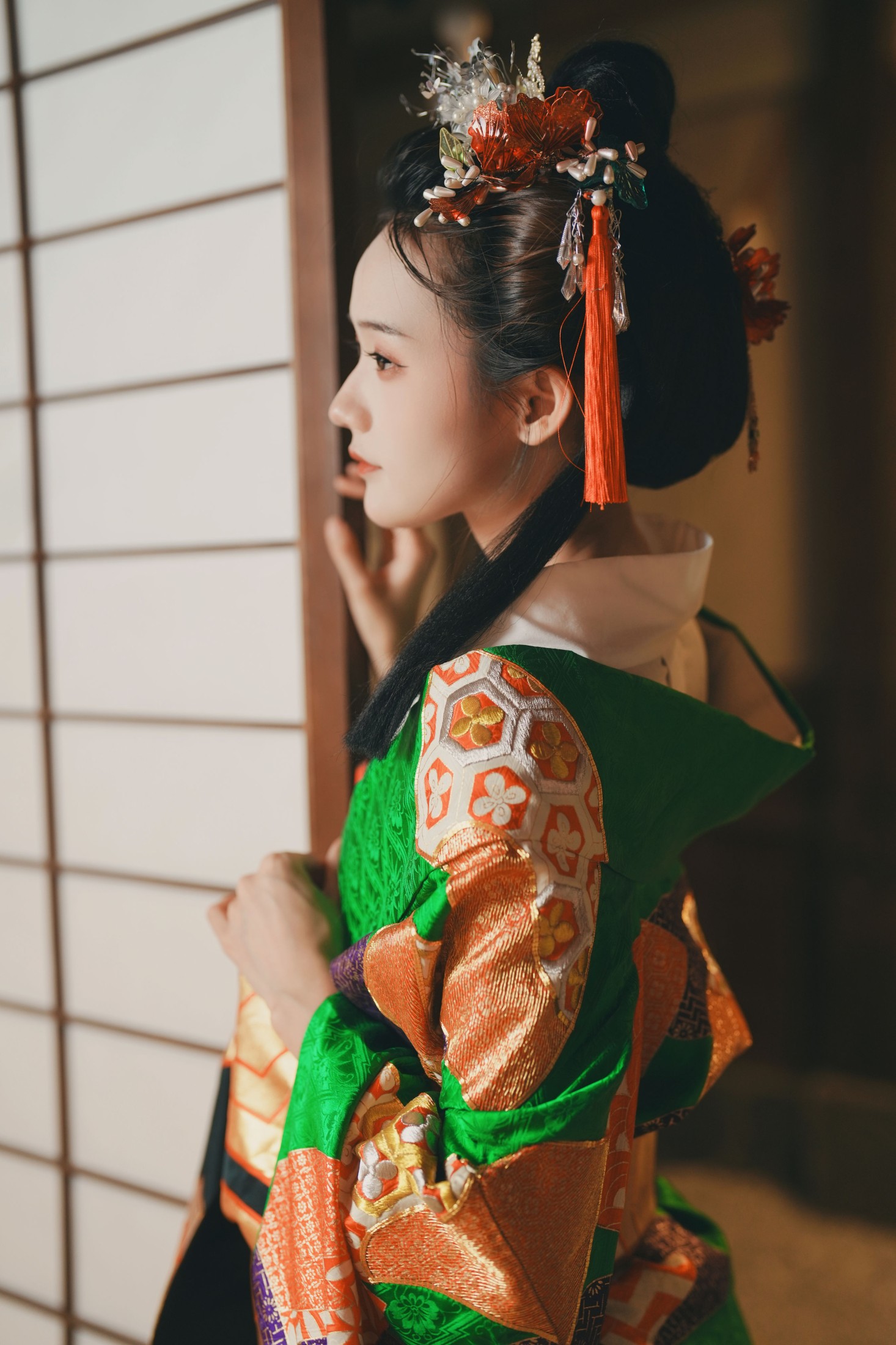 图片[4]-兔子Zzz不吃胡萝卜 – 《和风美人》[24P]-COS写真在线网