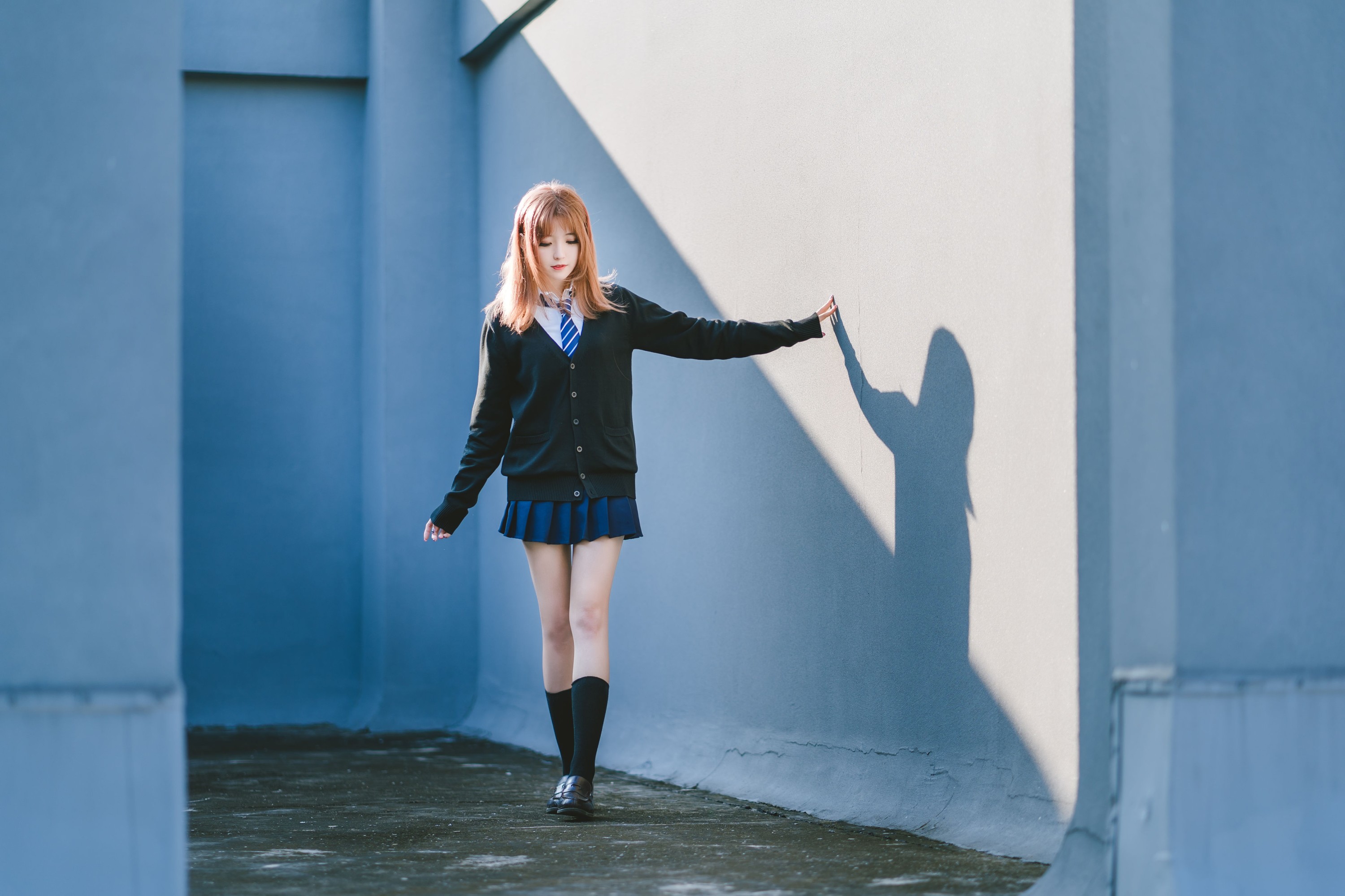 图片[6]-橙蚊蚊Agent – 《天台jk写真》[22P]-COS写真在线网