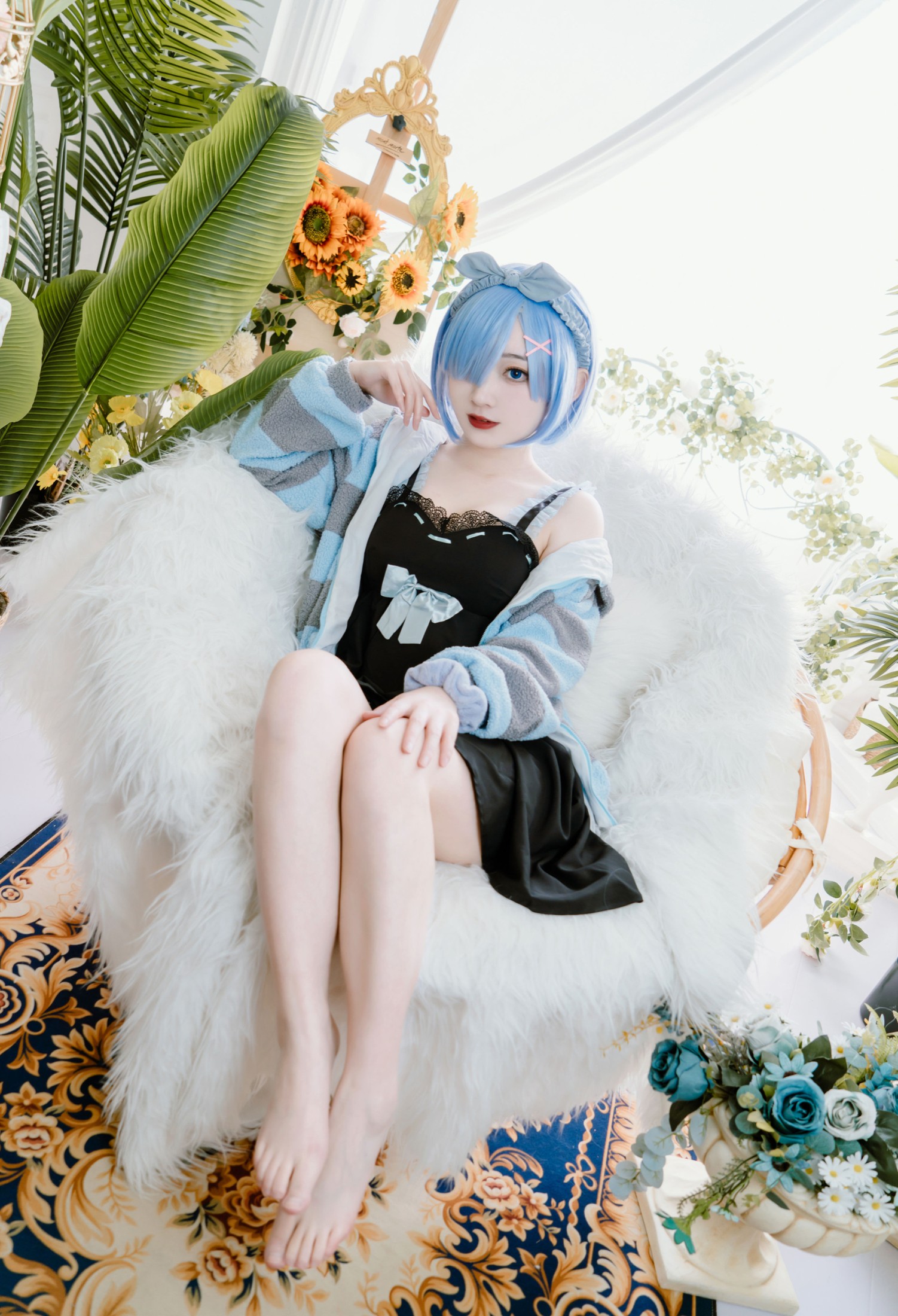 图片[6]-桃墨公子x – 《居家的蕾姆》[25P]-COS写真在线网