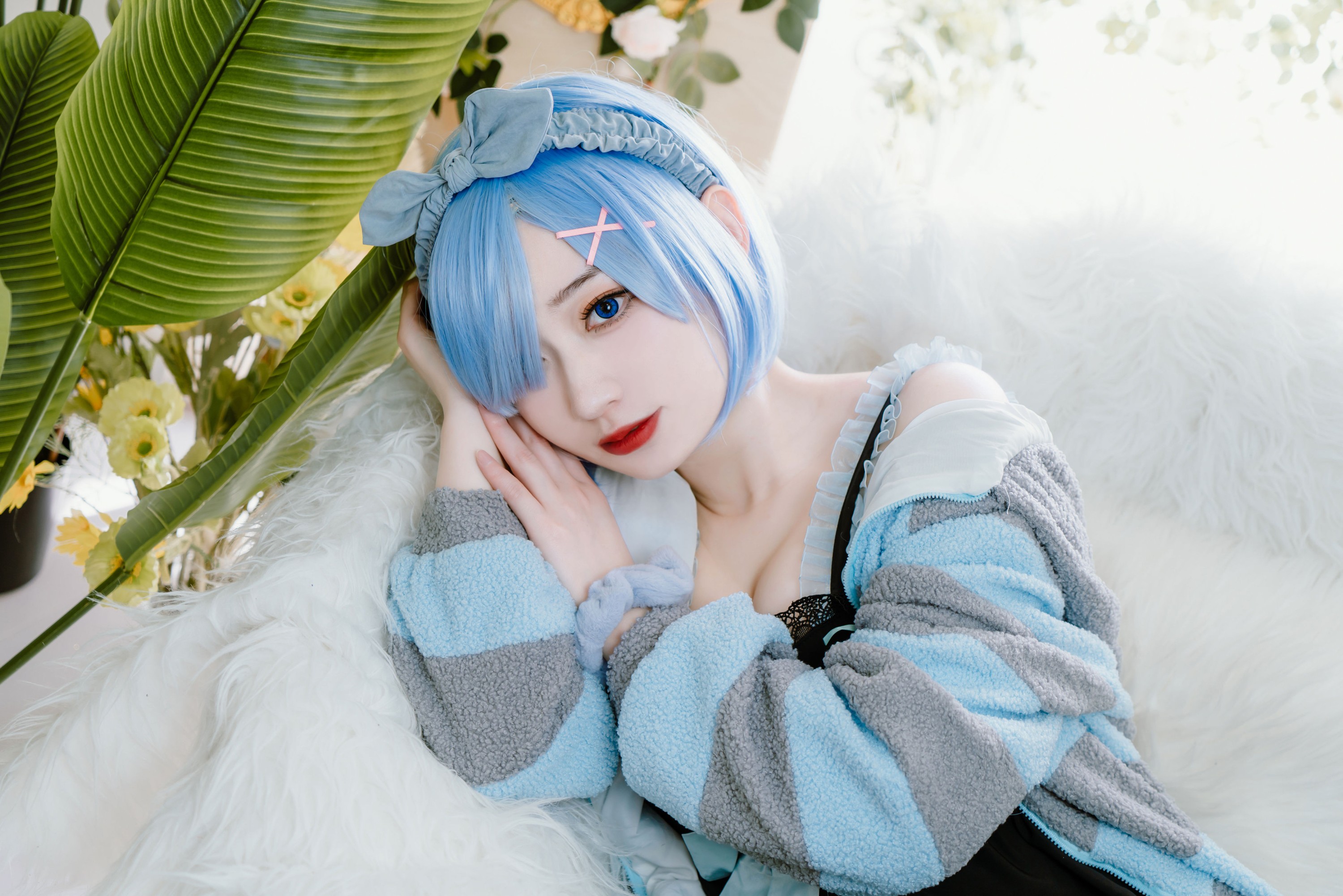 图片[3]-桃墨公子x – 《居家的蕾姆》[25P]-COS写真在线网