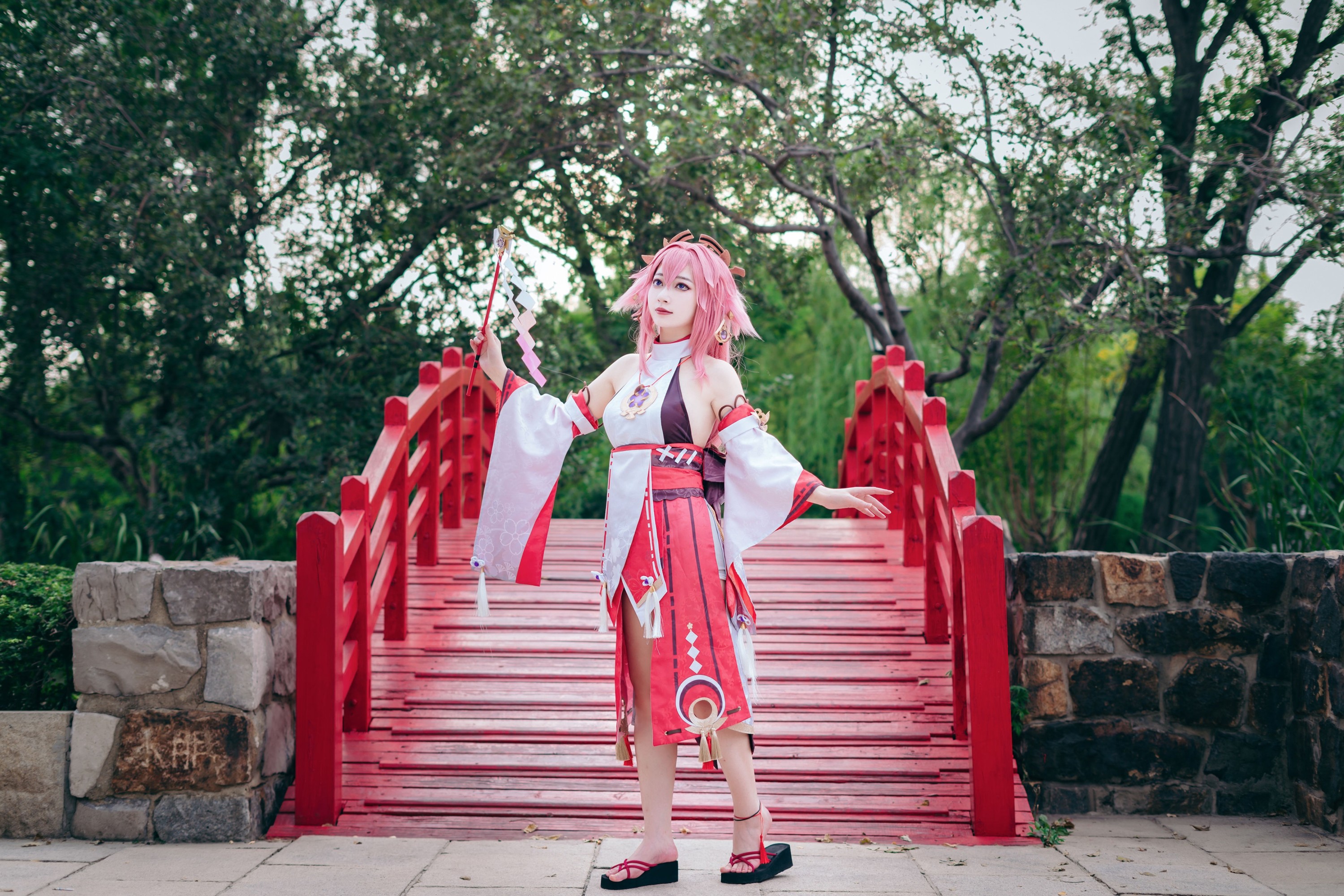 图片[3]-桃墨公子x – 《八重神子》[24P]-COS写真在线网