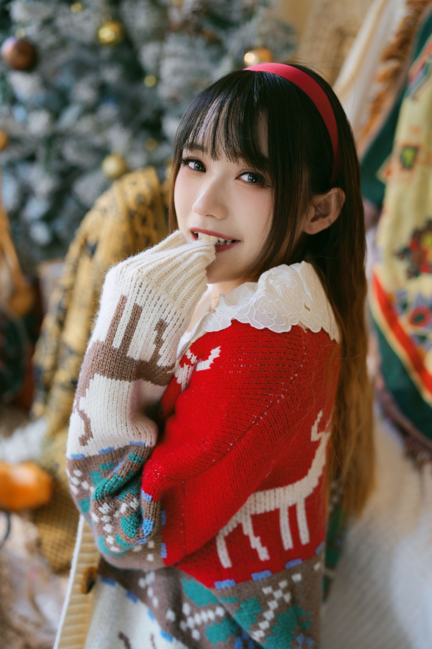 图片[6]-兔子Zzz不吃胡萝卜 – 《心动圣诞》[26P]-COS写真在线网