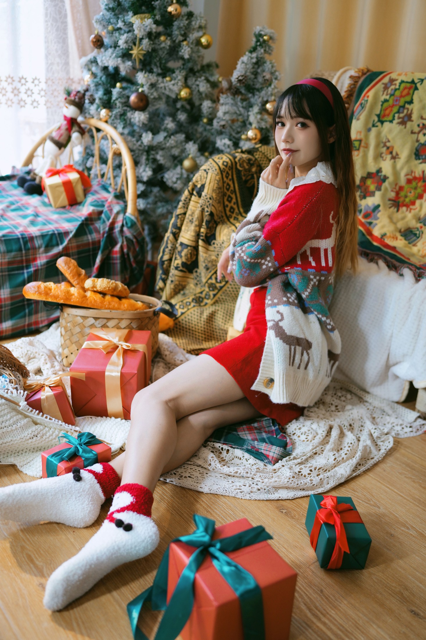 图片[4]-兔子Zzz不吃胡萝卜 – 《心动圣诞》[26P]-COS写真在线网