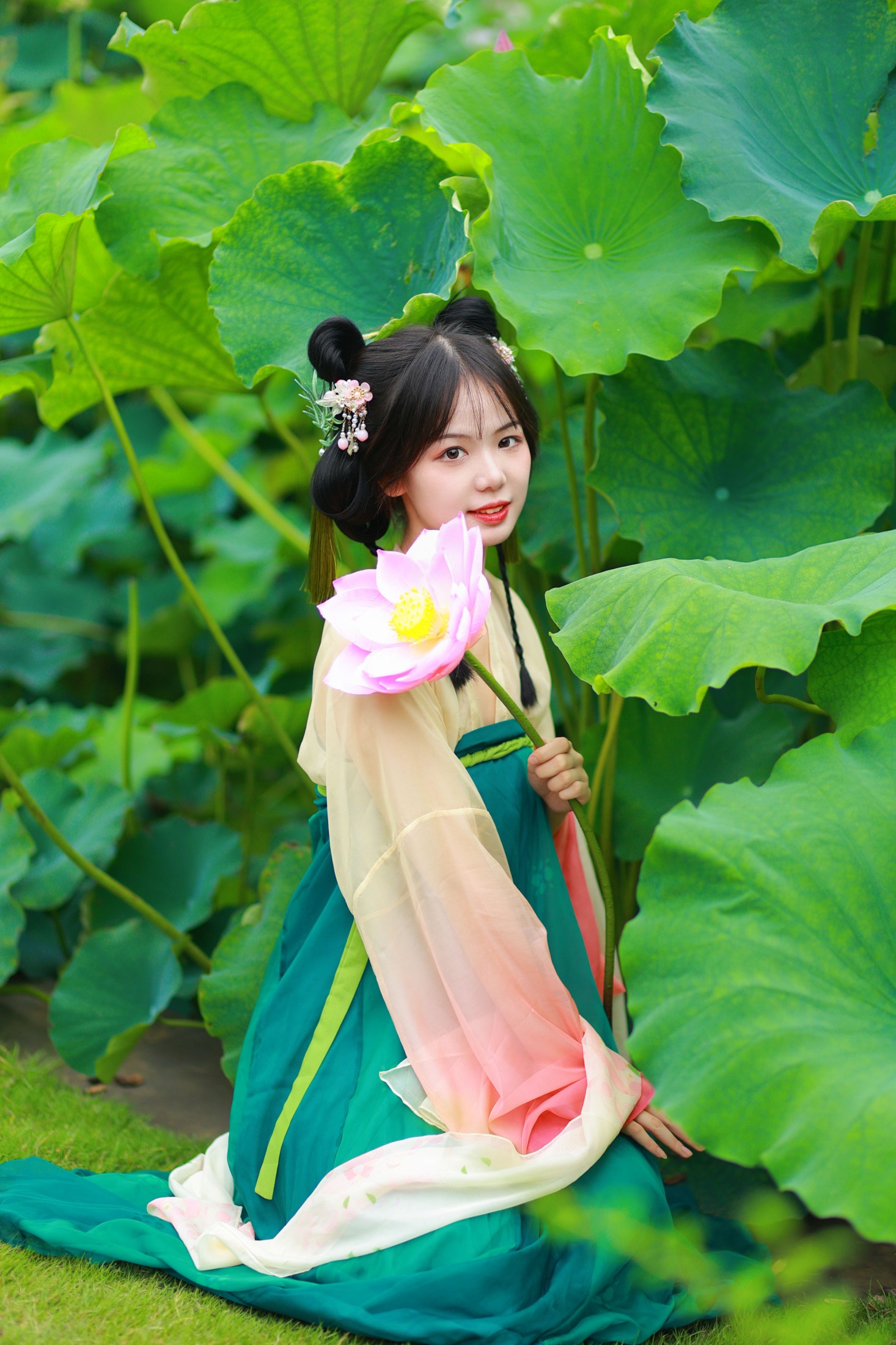 图片[4]-暮烟色CC – 《荷塘少女》[27P]-COS写真在线网