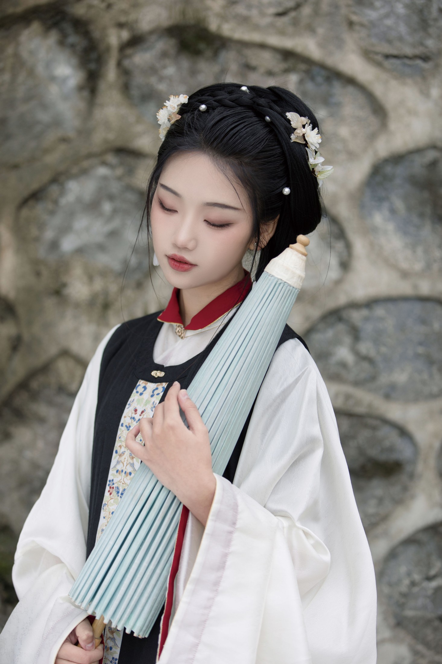 图片[5]-晚江亭 – 《但余钟磬》[28P]-COS写真在线网