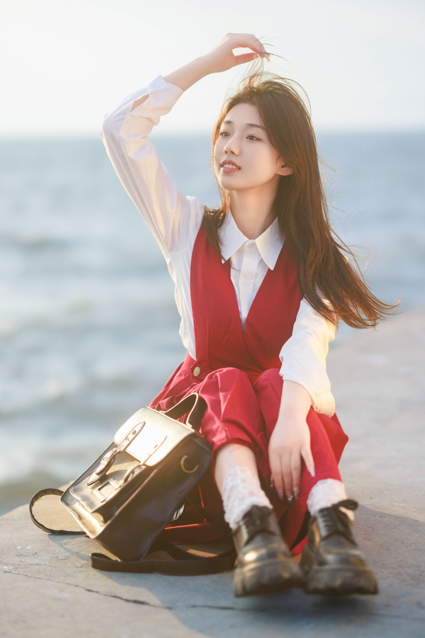 图片[4]-裴同学 – 《jk海边》[32P]-COS写真在线网