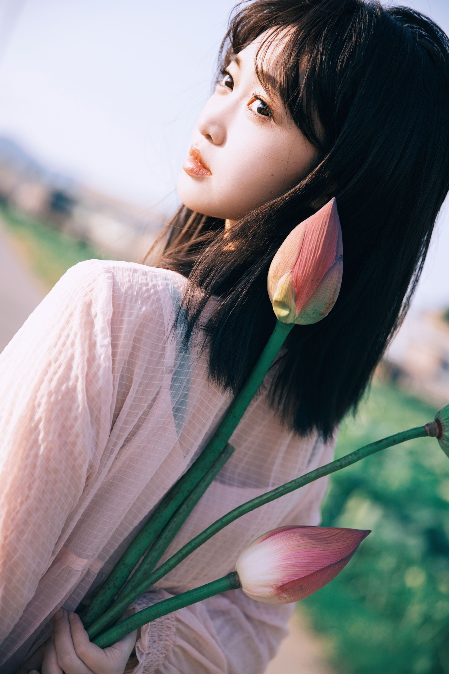 图片[6]-悲伤小河马 – 《夏日荷花》[31P]-COS写真在线网