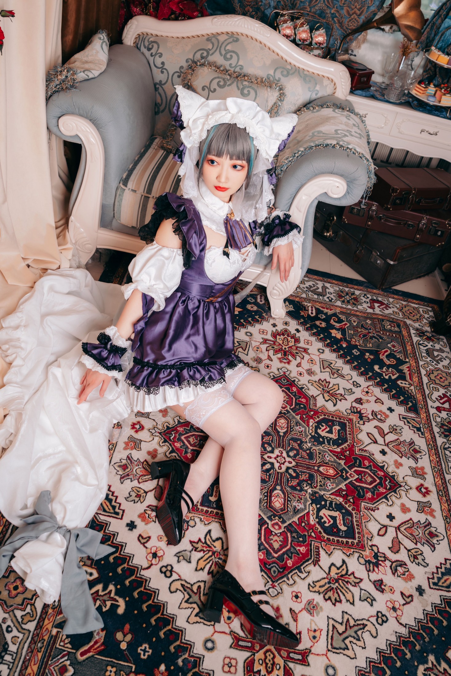 图片[5]-桃墨公子x – 《柴郡女仆》[22P]-COS写真在线网