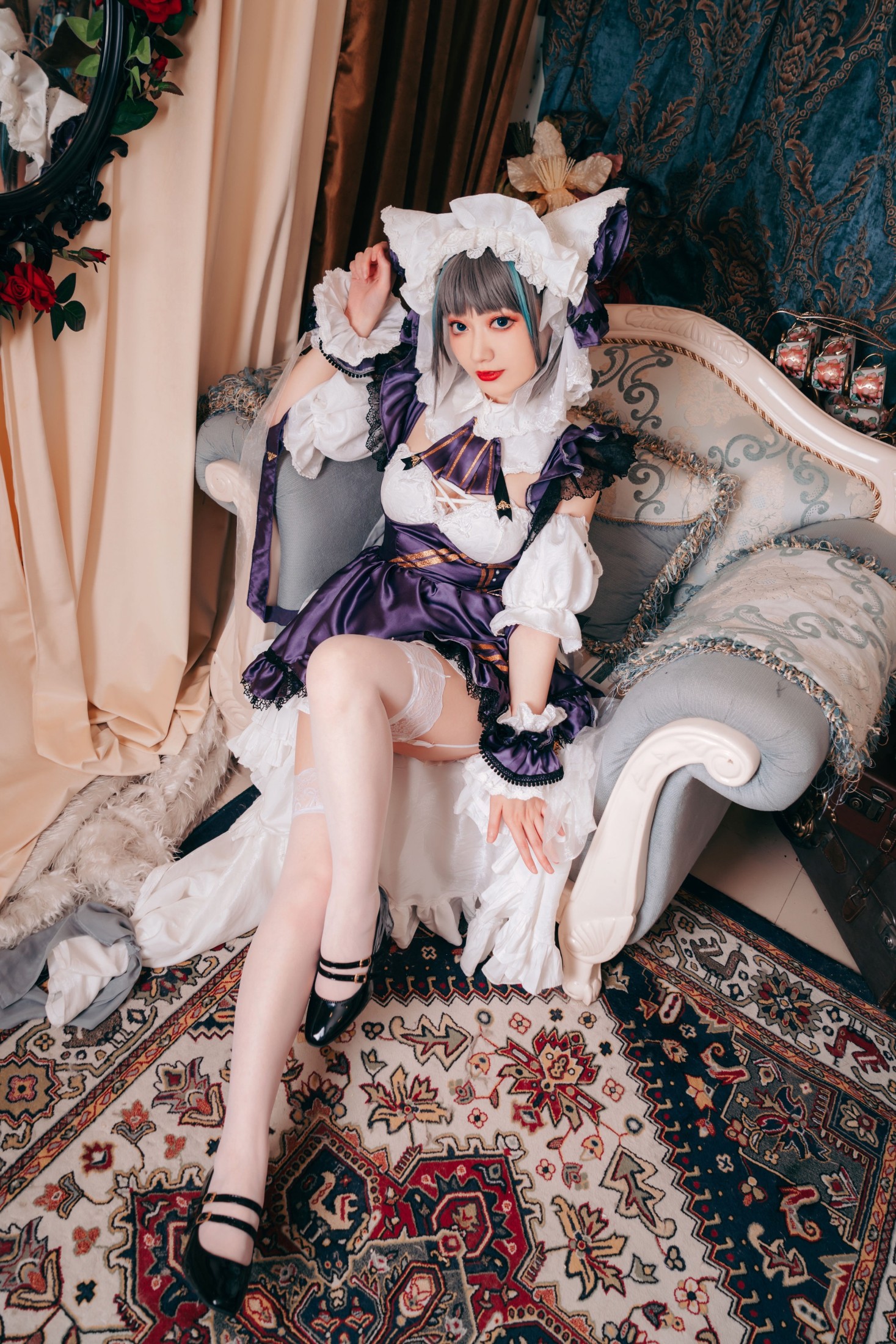 图片[6]-桃墨公子x – 《柴郡女仆》[22P]-COS写真在线网