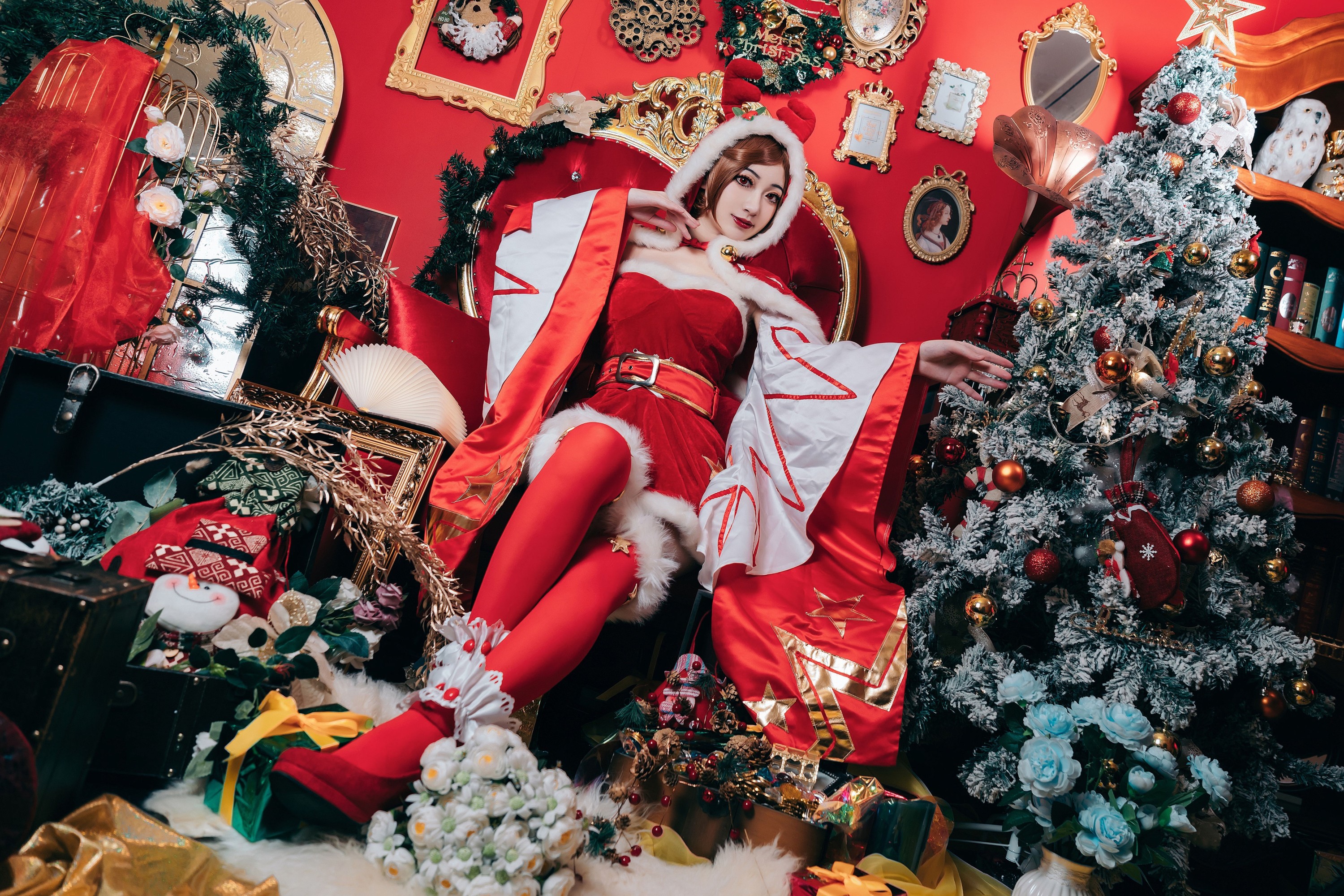图片[5]-桃墨公子x – 《圣诞貂蝉》[21P]-COS写真在线网