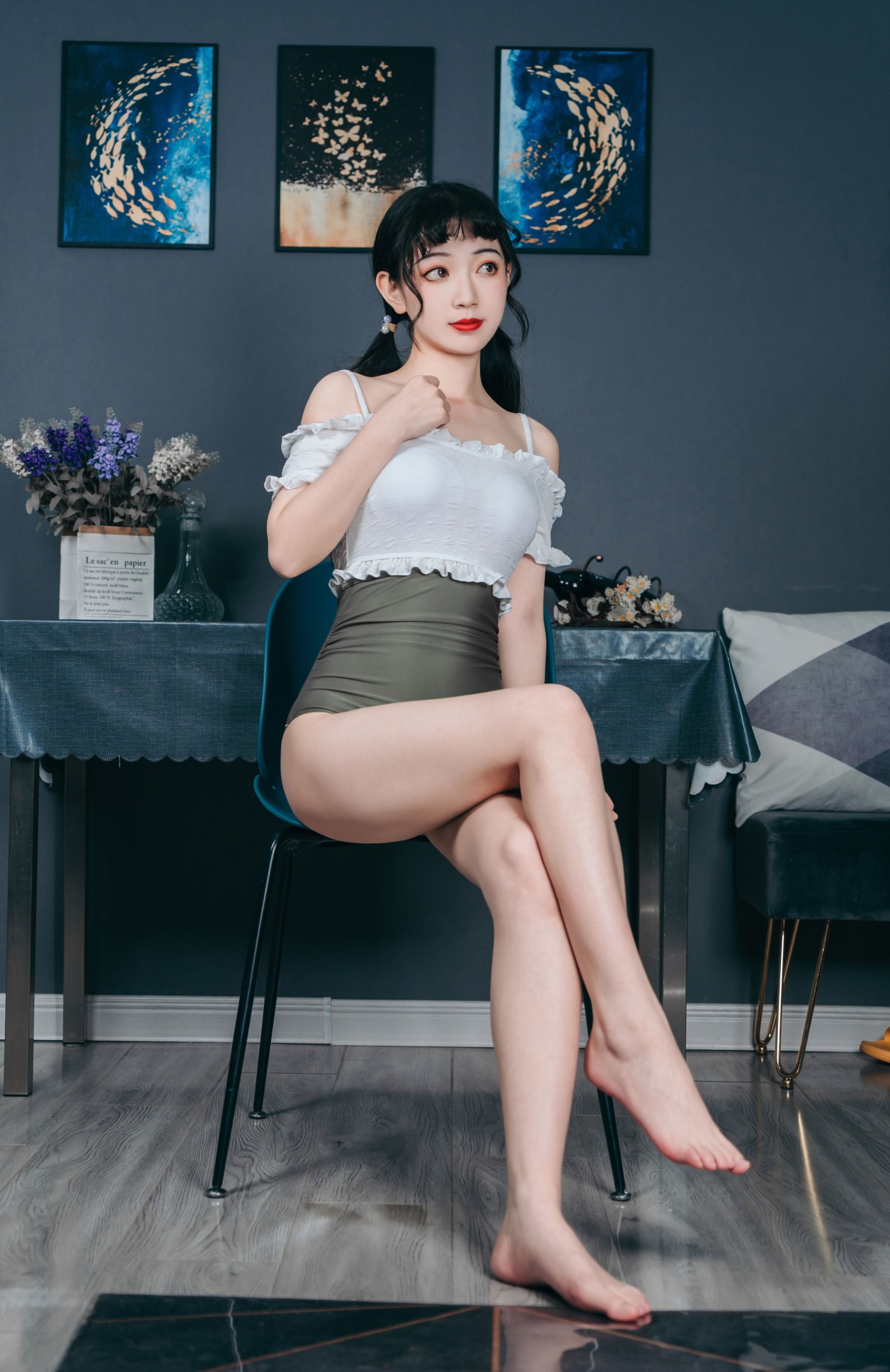 图片[4]-桃墨公子x – 《灰色的泳衣》[22P]-COS写真在线网