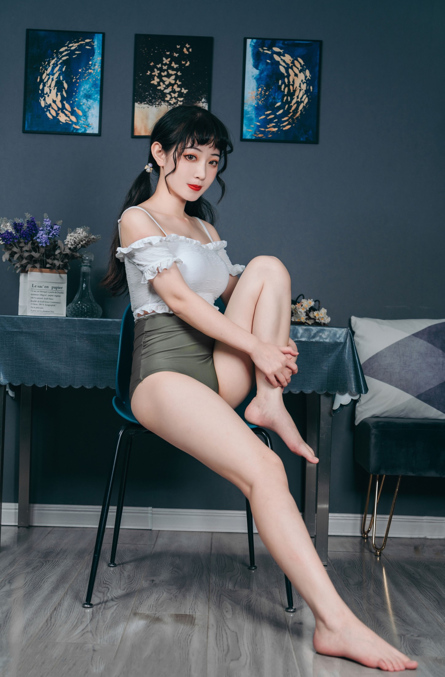 图片[5]-桃墨公子x – 《灰色的泳衣》[22P]-COS写真在线网