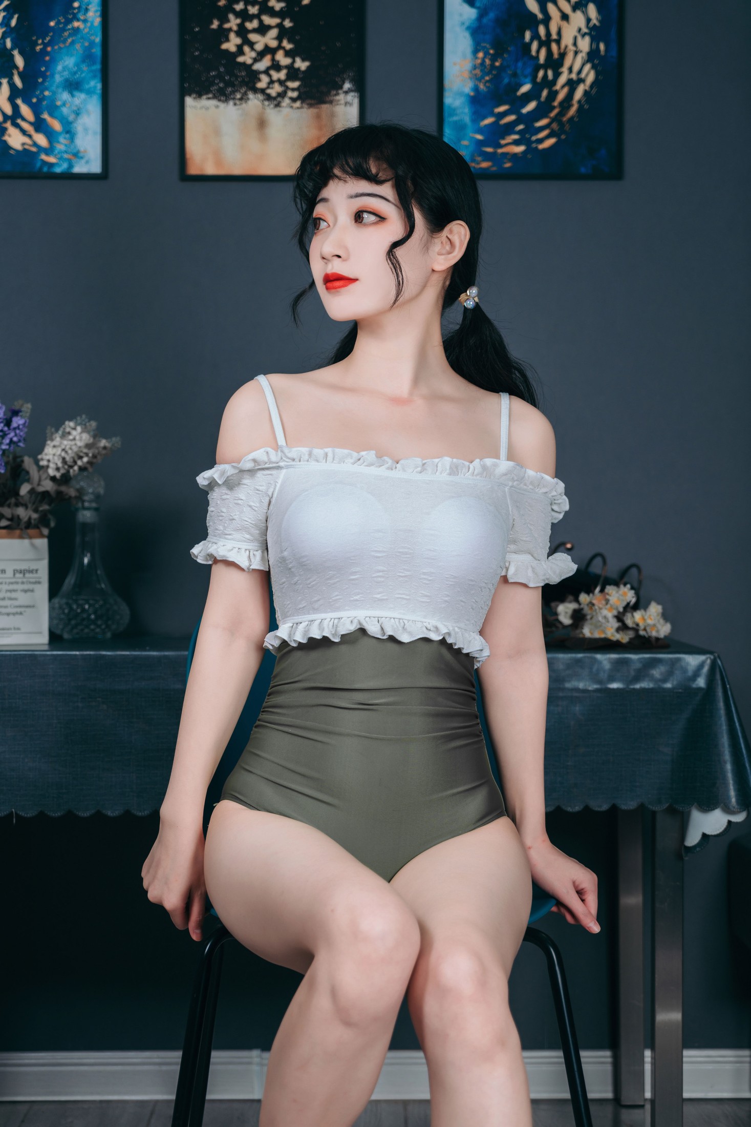 图片[3]-桃墨公子x – 《灰色的泳衣》[22P]-COS写真在线网