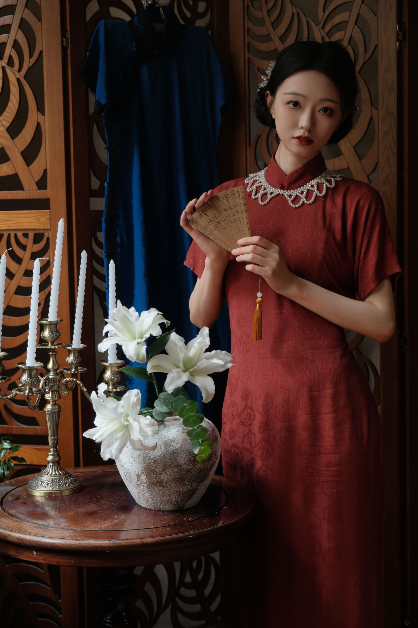 图片[5]-小羊爱干饭 – 《红色》[21P]-COS写真在线网