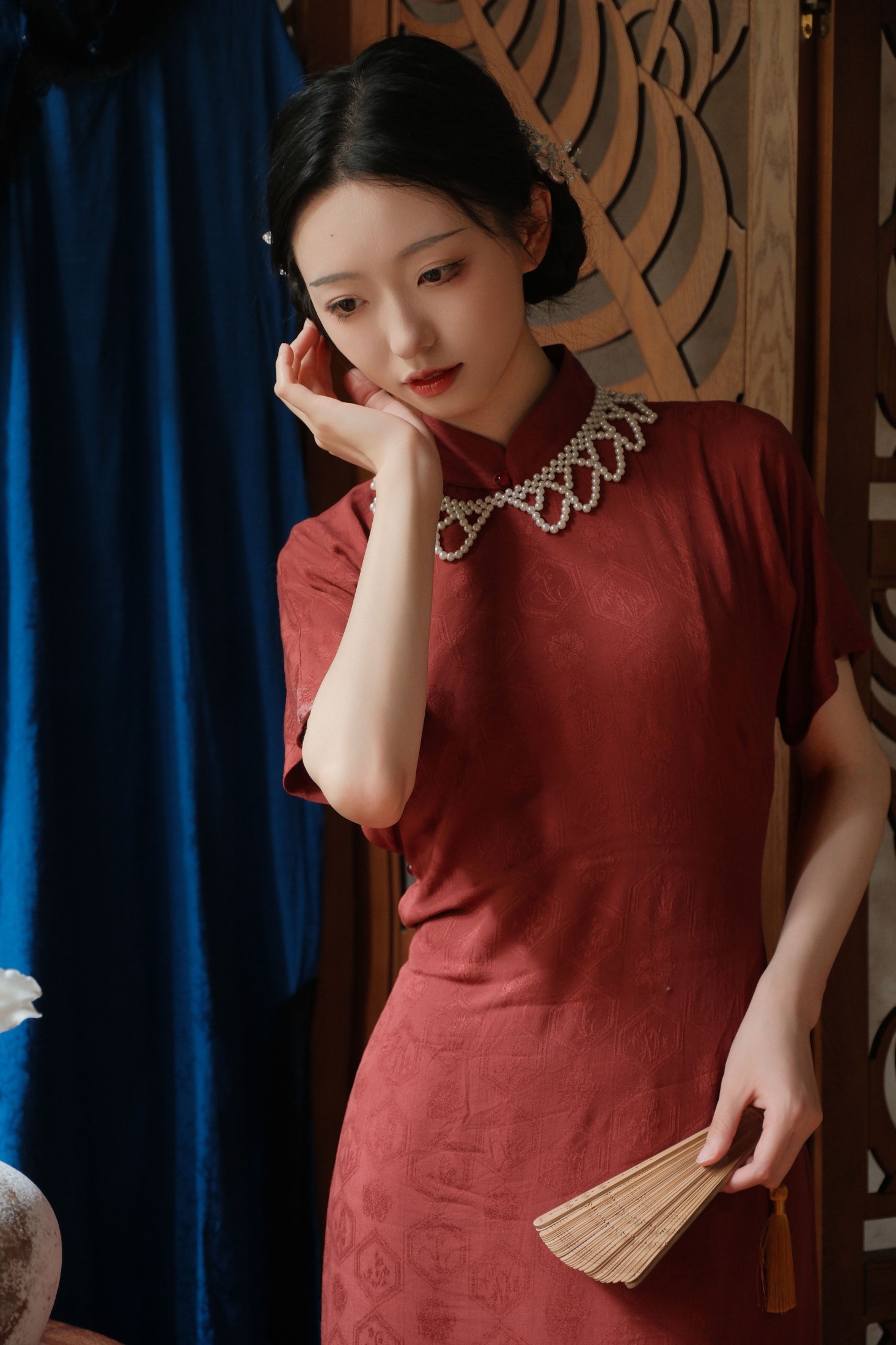 图片[4]-小羊爱干饭 – 《红色》[21P]-COS写真在线网