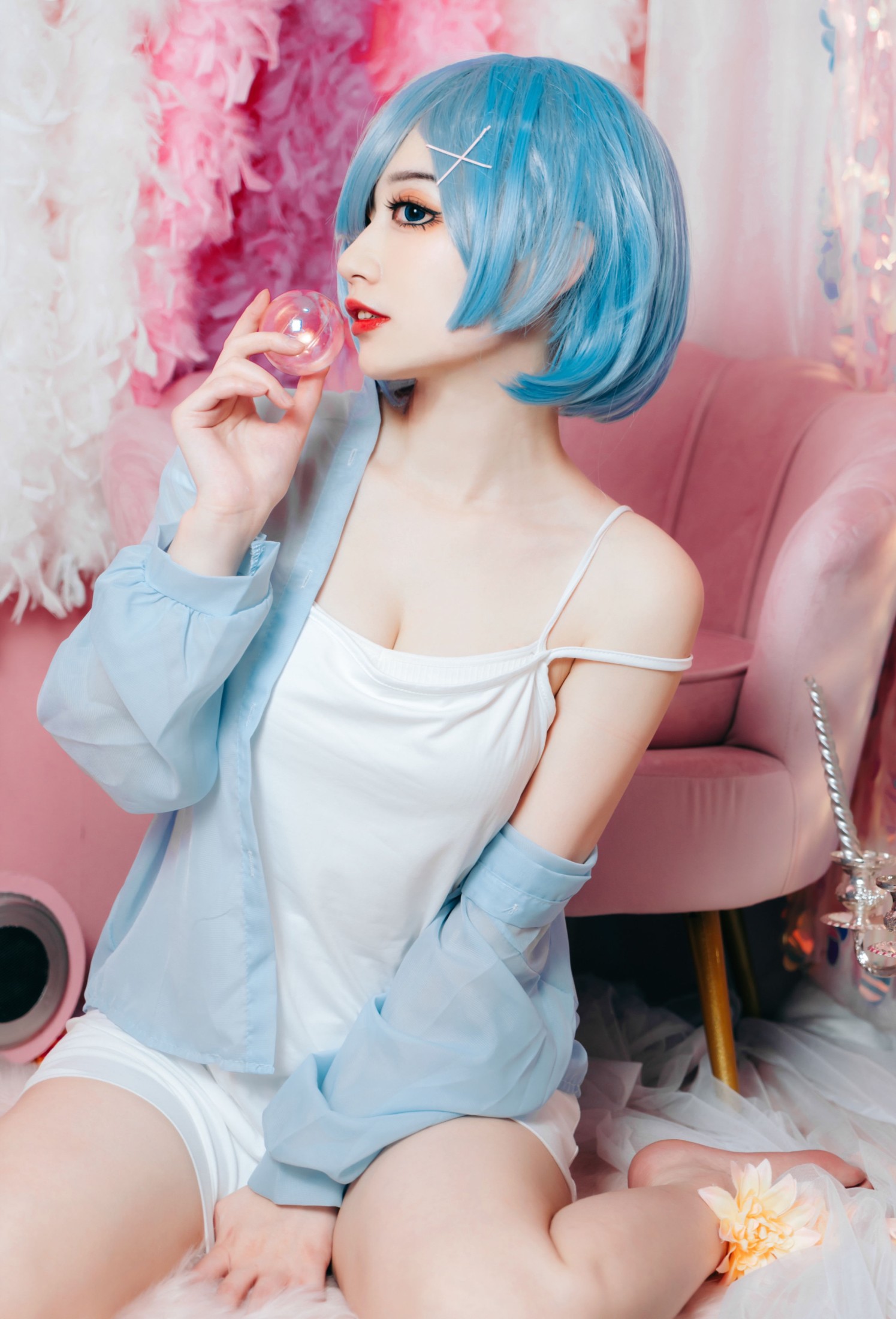 图片[4]-桃墨公子x – 《蕾姆居家睡衣》[23P]-COS写真在线网