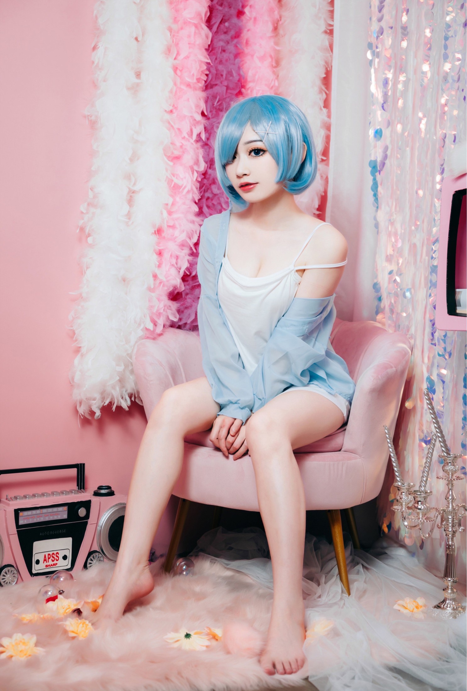 图片[3]-桃墨公子x – 《蕾姆居家睡衣》[23P]-COS写真在线网