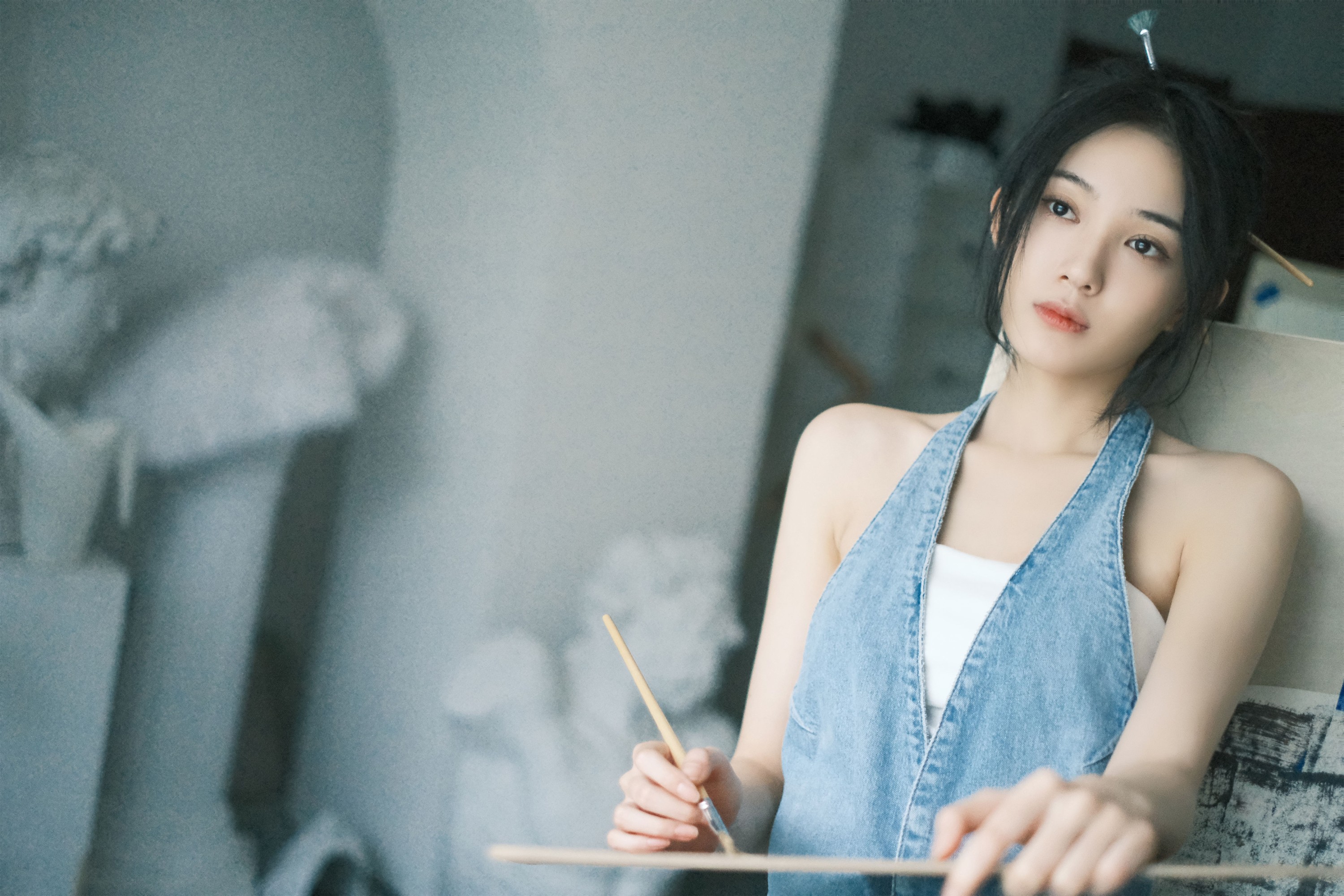 图片[6]-凤 – 《在画室发呆的午后》[22P]-COS写真在线网