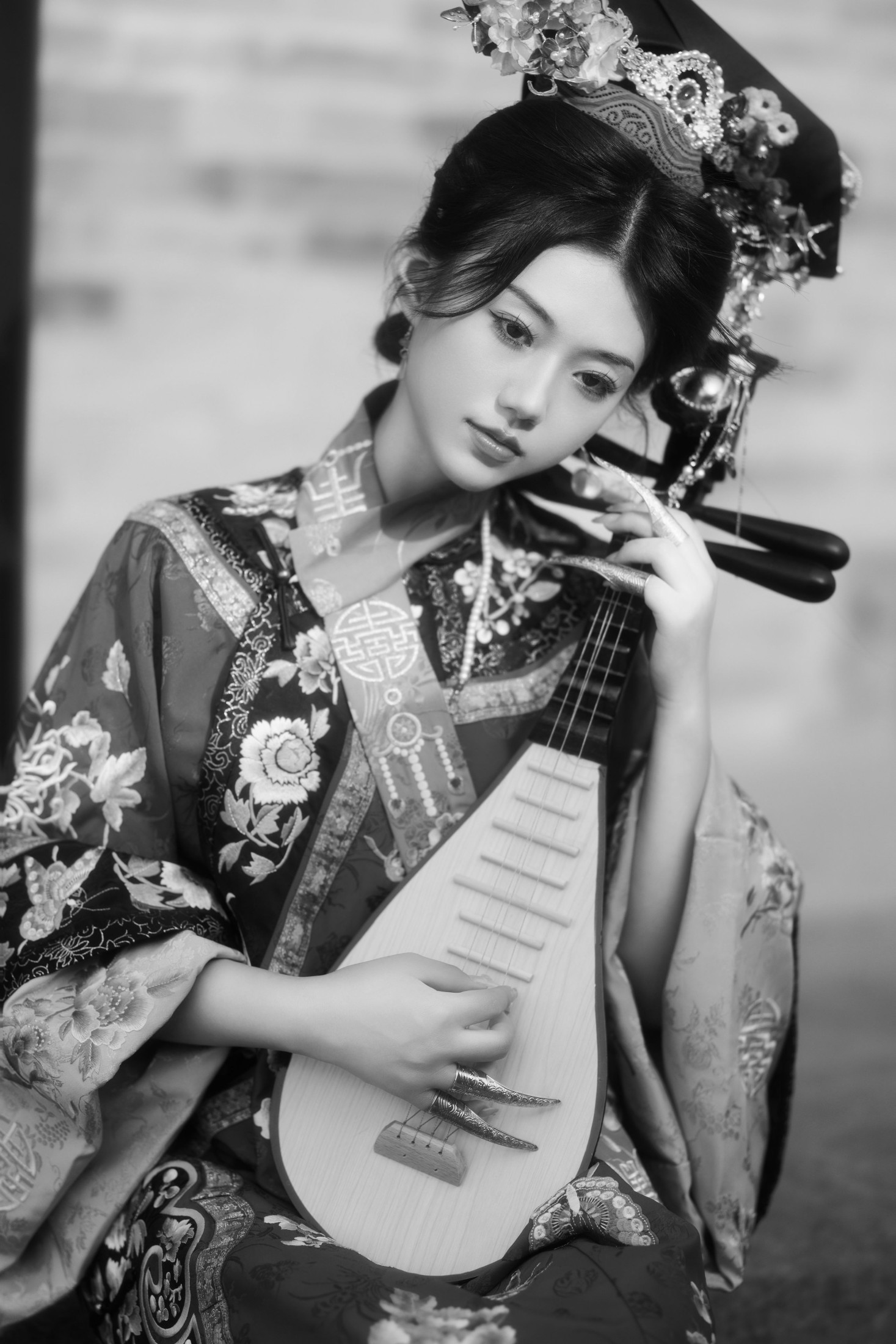 图片[6]-裴同学 – 《黑白古装》[32P]-COS写真在线网