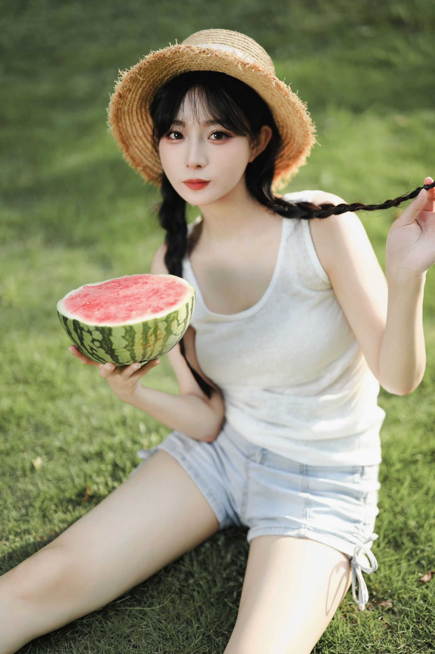 图片[6]-我是小岁岁 – 《夏日西瓜》[22P]-COS写真在线网