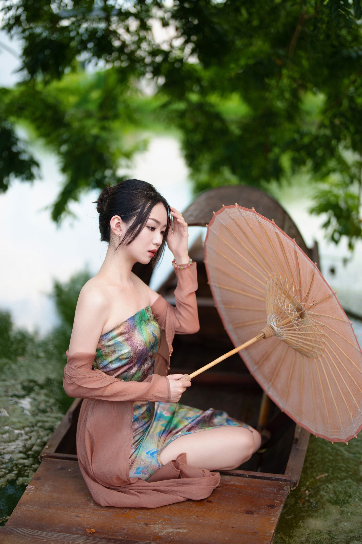 图片[6]-迪丽热鸭 – 《新中式写真》[25P]-COS写真在线网