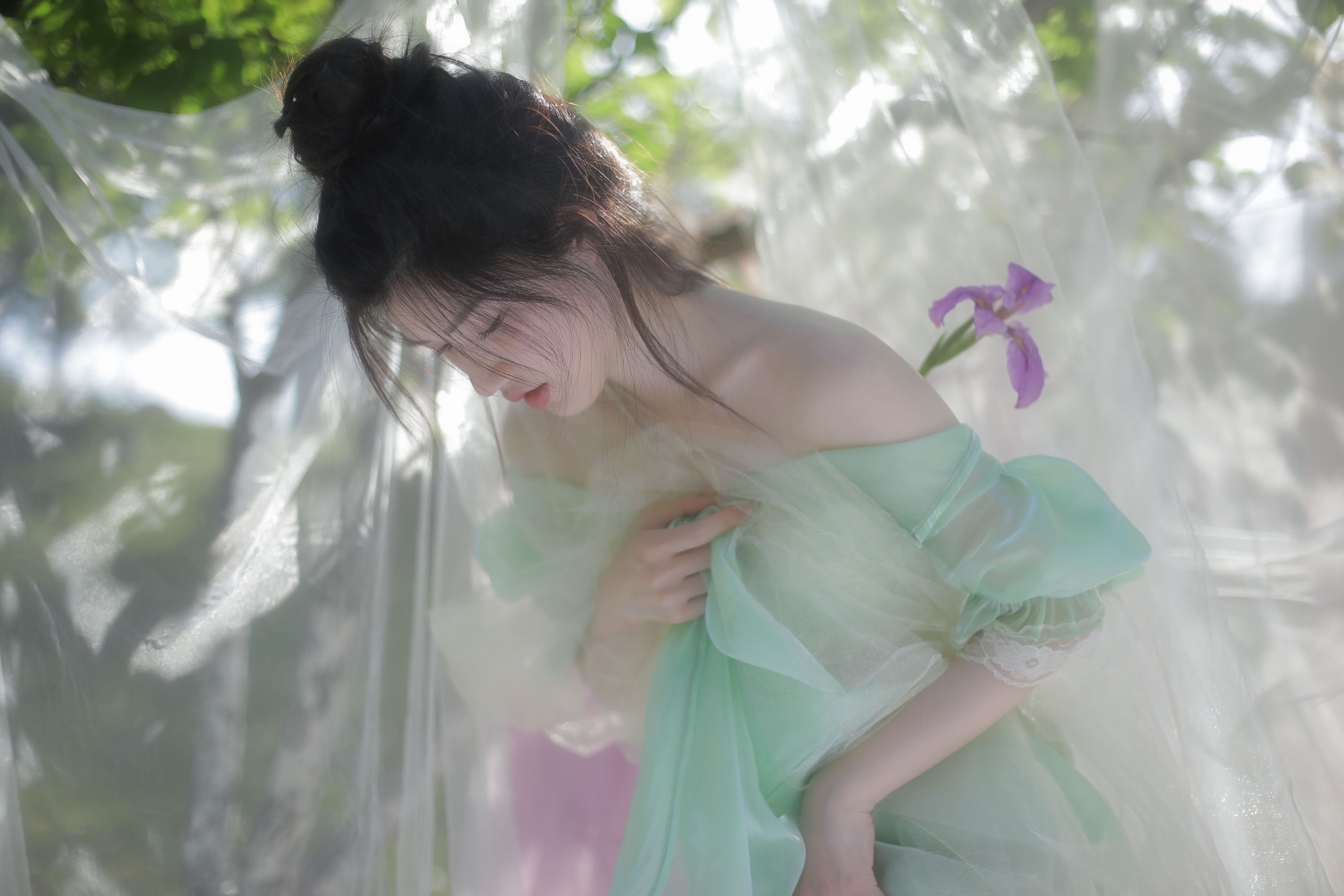 图片[4]-雨涵 – 《紫色鸢尾》[21P]-COS写真在线网