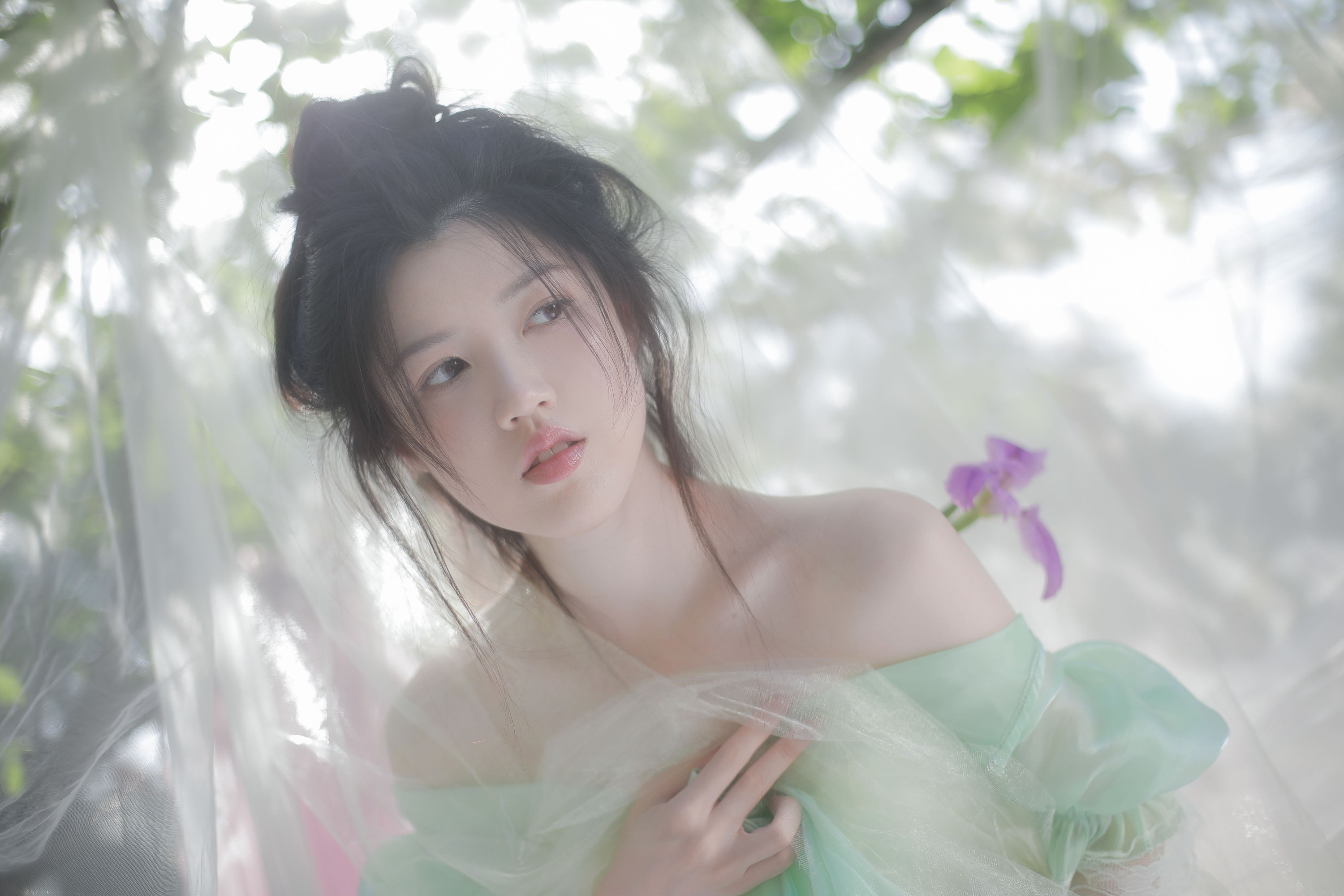 图片[3]-雨涵 – 《紫色鸢尾》[21P]-COS写真在线网