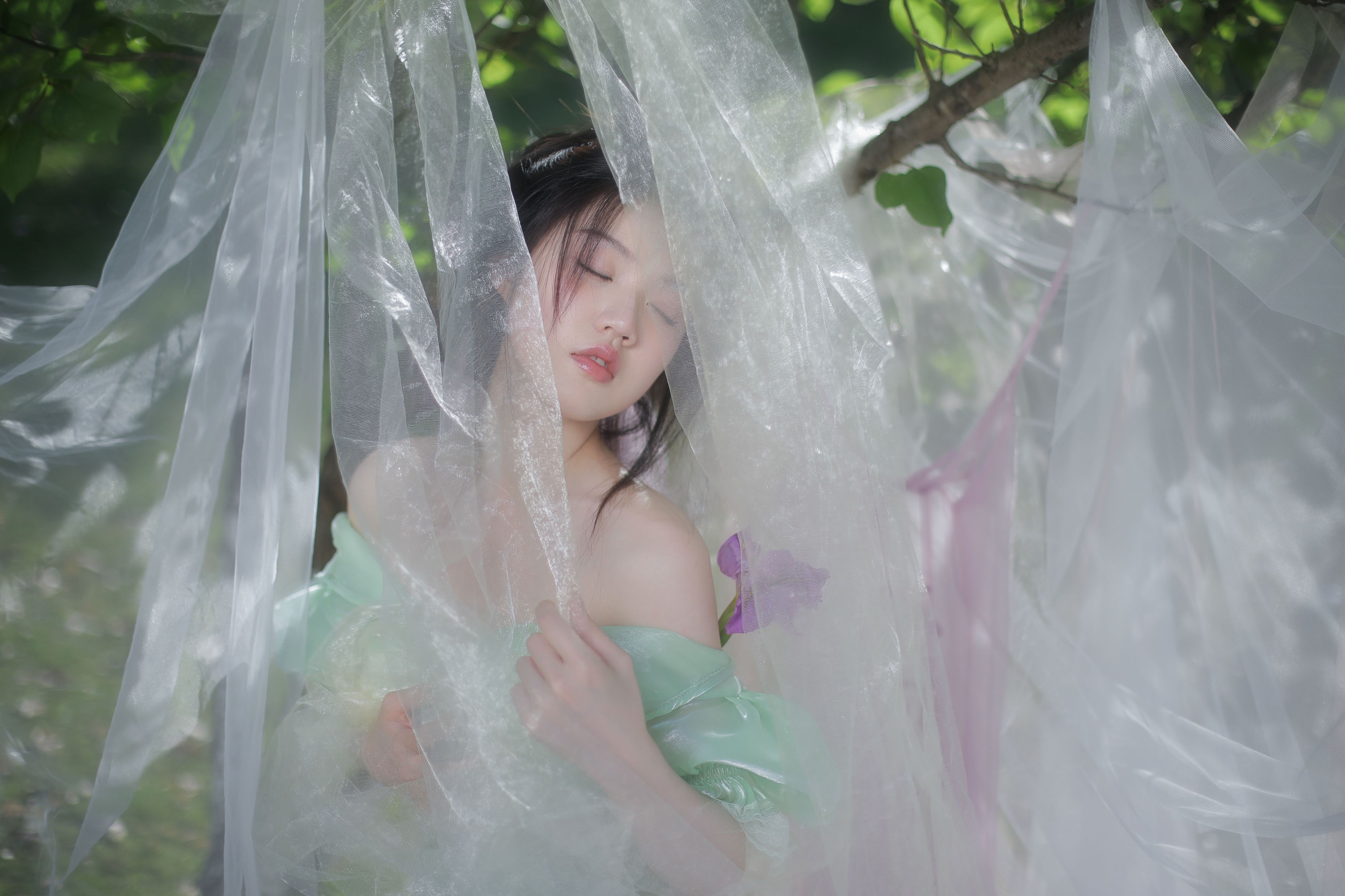 图片[5]-雨涵 – 《紫色鸢尾》[21P]-COS写真在线网