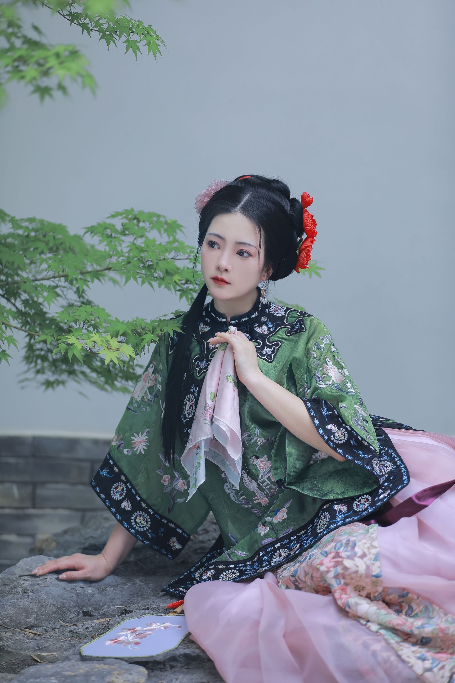 图片[3]-猫子子 – 《绿意浓》[22P]-COS写真在线网