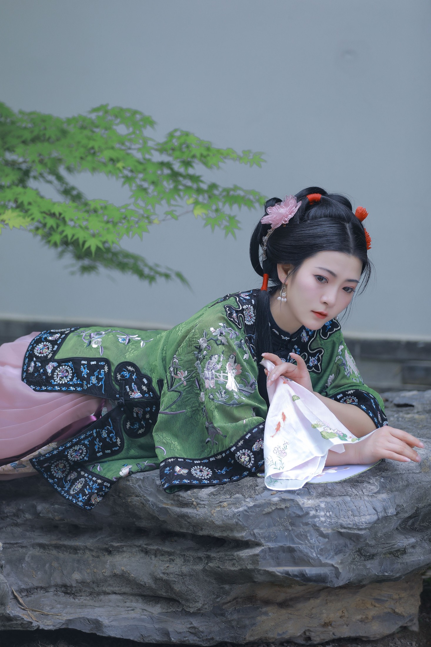 图片[4]-猫子子 – 《绿意浓》[22P]-COS写真在线网