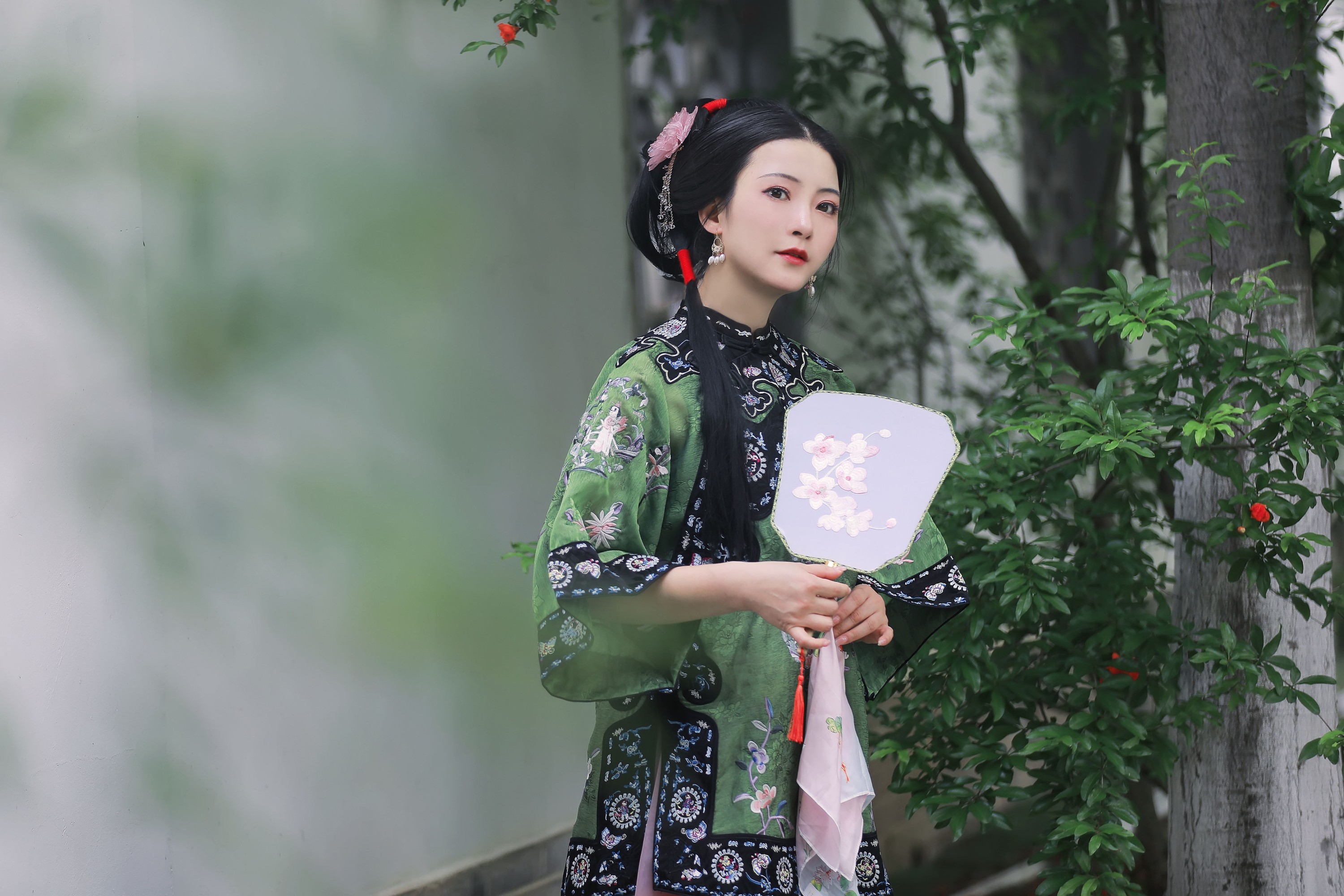 图片[5]-猫子子 – 《绿意浓》[22P]-COS写真在线网