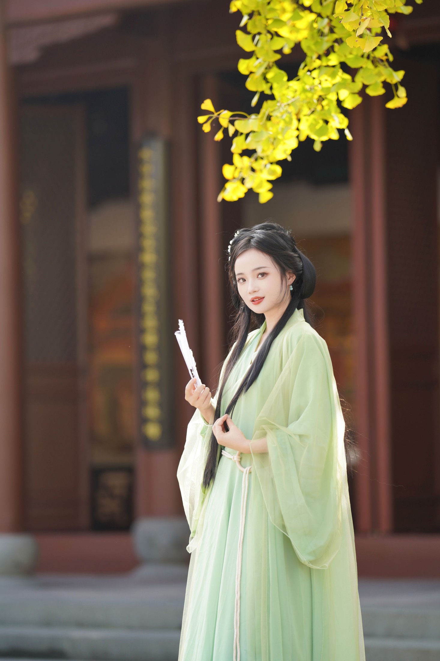 图片[3]-小欧O – 《穿汉服记录秋天》[22P]-COS写真在线网