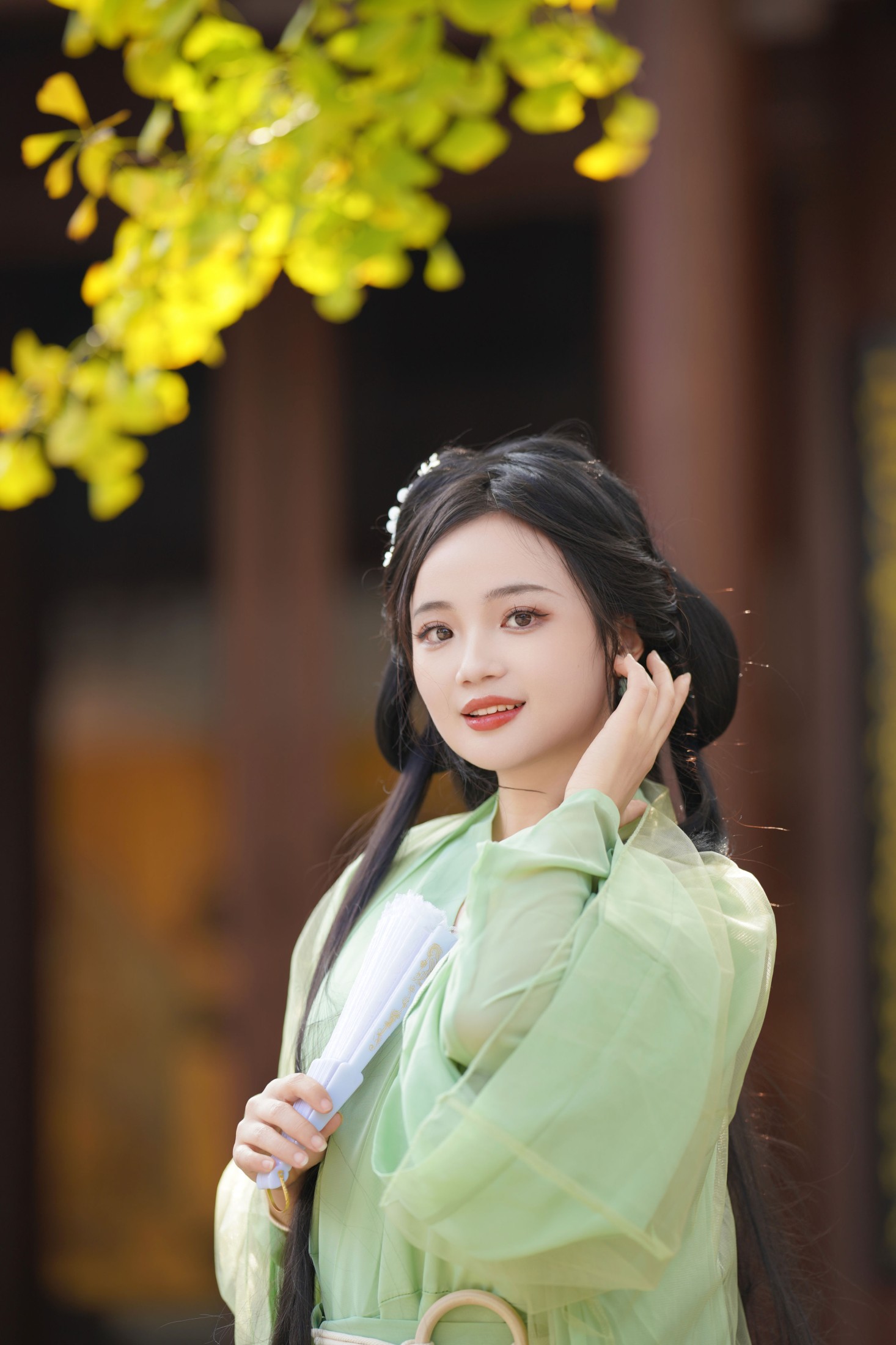 图片[4]-小欧O – 《穿汉服记录秋天》[22P]-COS写真在线网