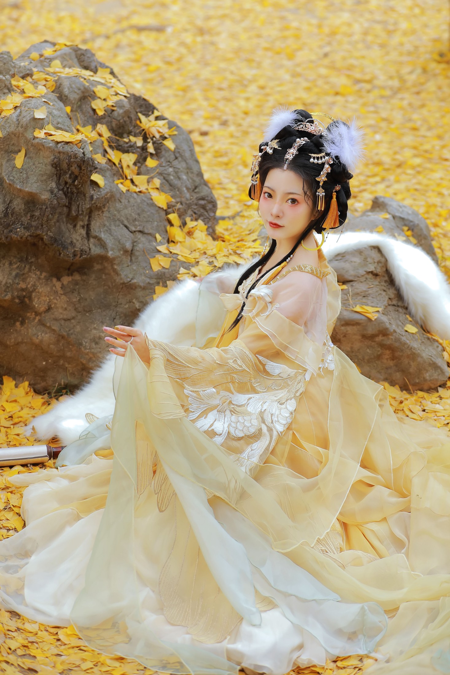 图片[3]-猫子子 – 《锦鲤戏叶》[22P]-COS写真在线网