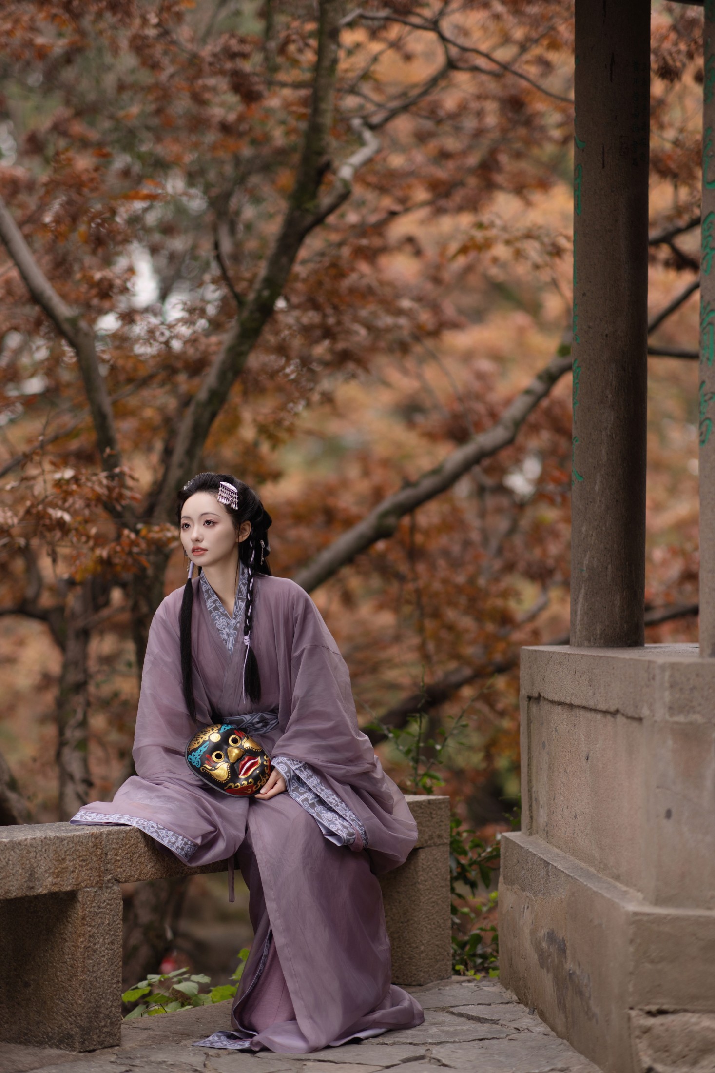 图片[3]-小羊爱干饭 – 《战国袍》[30P]-COS写真在线网