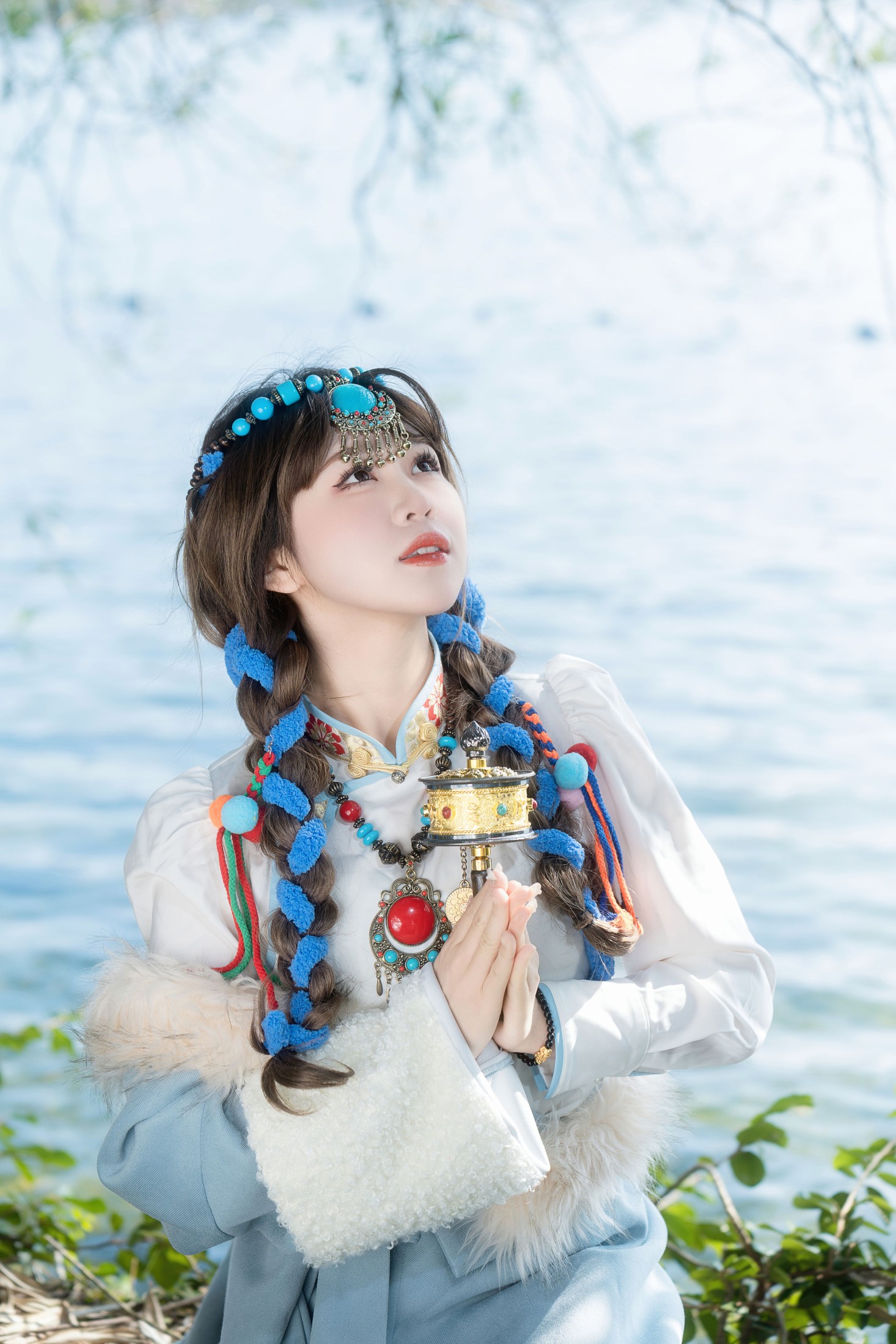 图片[4]-泡芙小方 – 《蓝色》[24P]-COS写真在线网