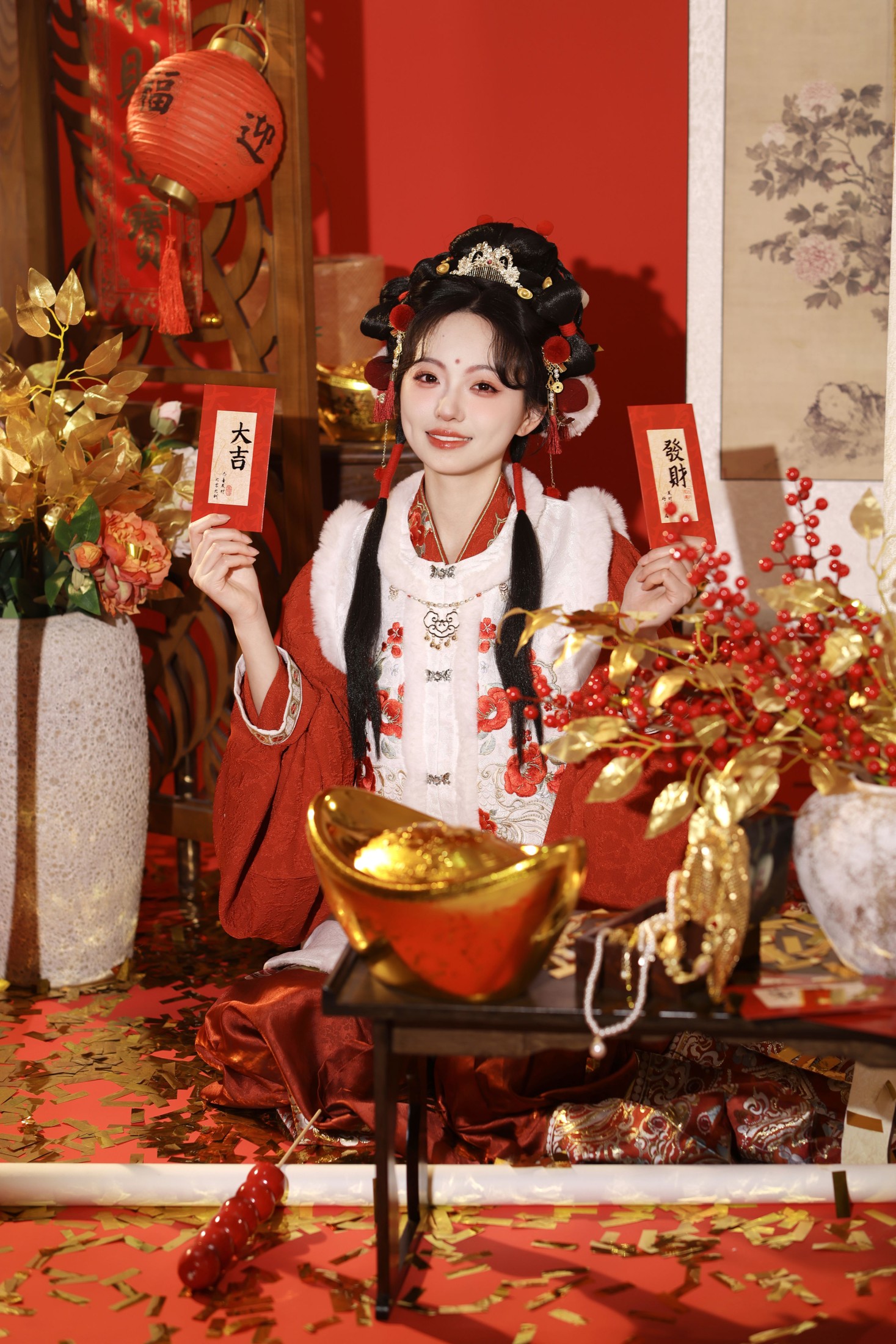 图片[6]-小羊爱干饭 – 《鞭炮声声辞旧岁》[23P]-COS写真在线网