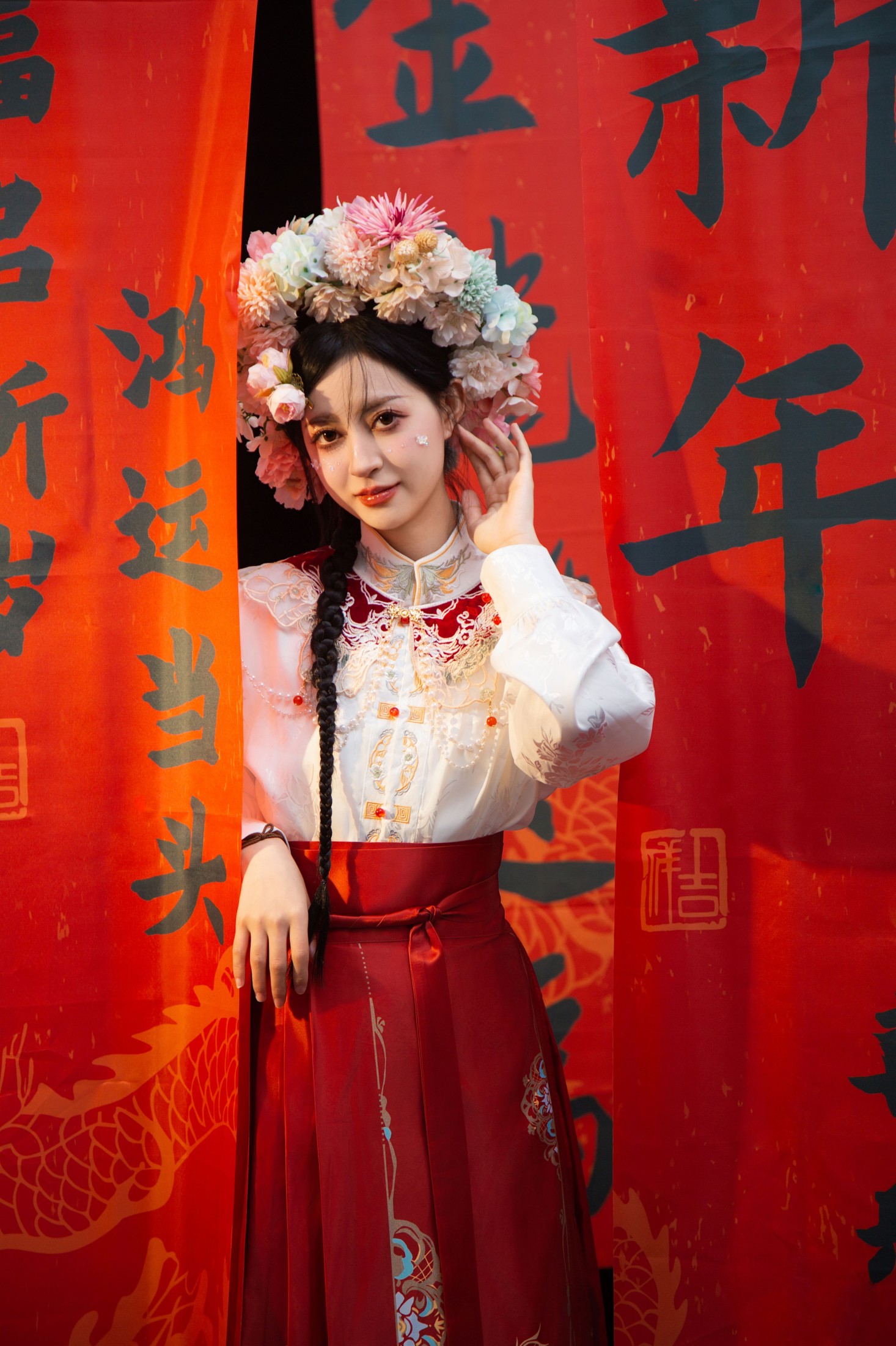 图片[6]-壹萱- – 《簪花马面裙》[28P]-COS写真在线网