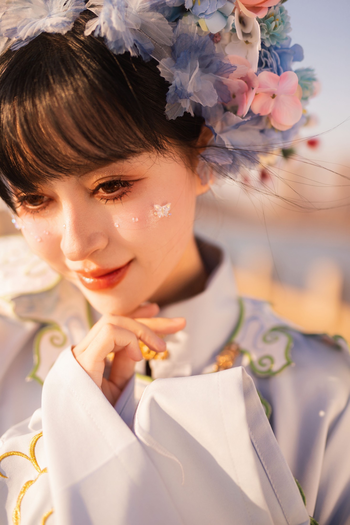 图片[6]-壹萱- – 《青花与海》[24P]-COS写真在线网