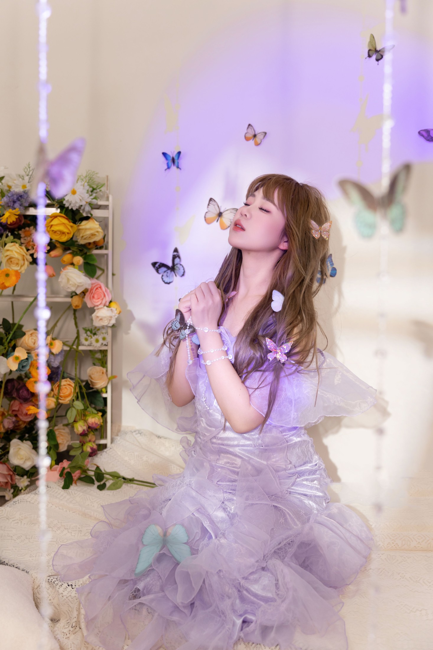 图片[4]-泡芙小方 – 《紫色蝴蝶》[22P]-COS写真在线网