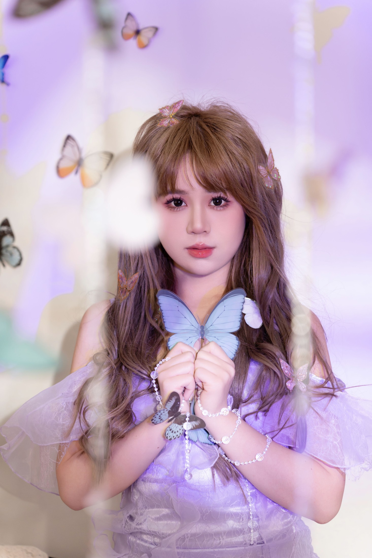 图片[3]-泡芙小方 – 《紫色蝴蝶》[22P]-COS写真在线网