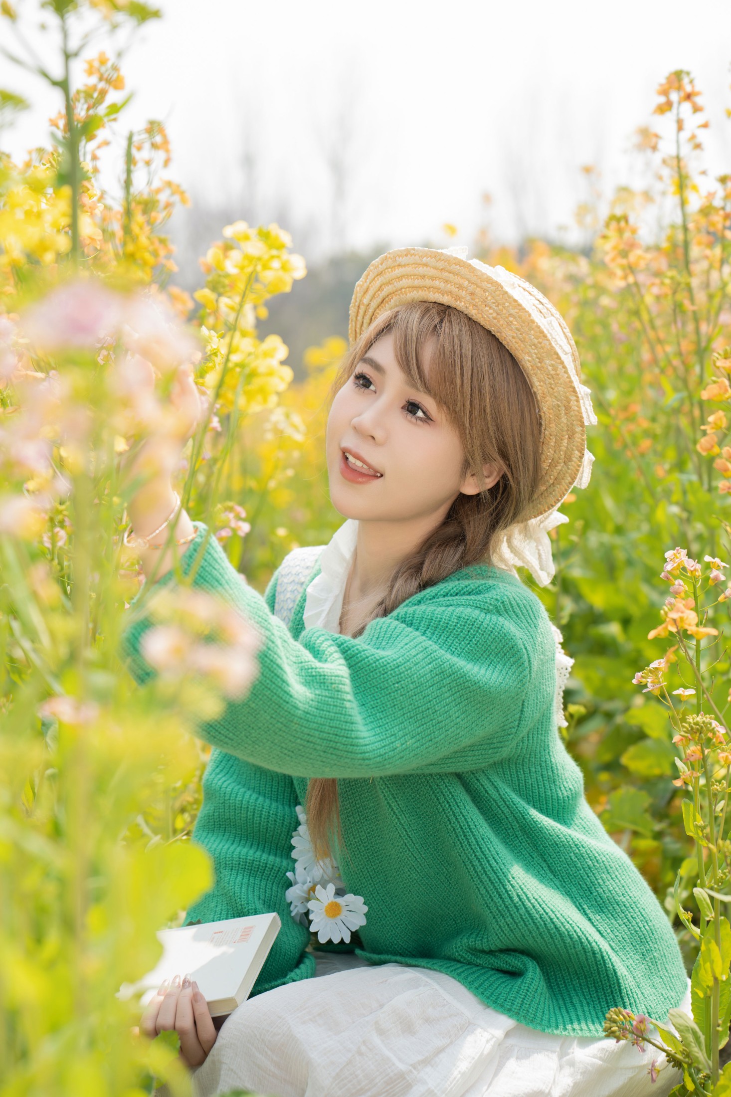 图片[5]-泡芙小方 – 《油菜花的春天》[26P]-COS写真在线网