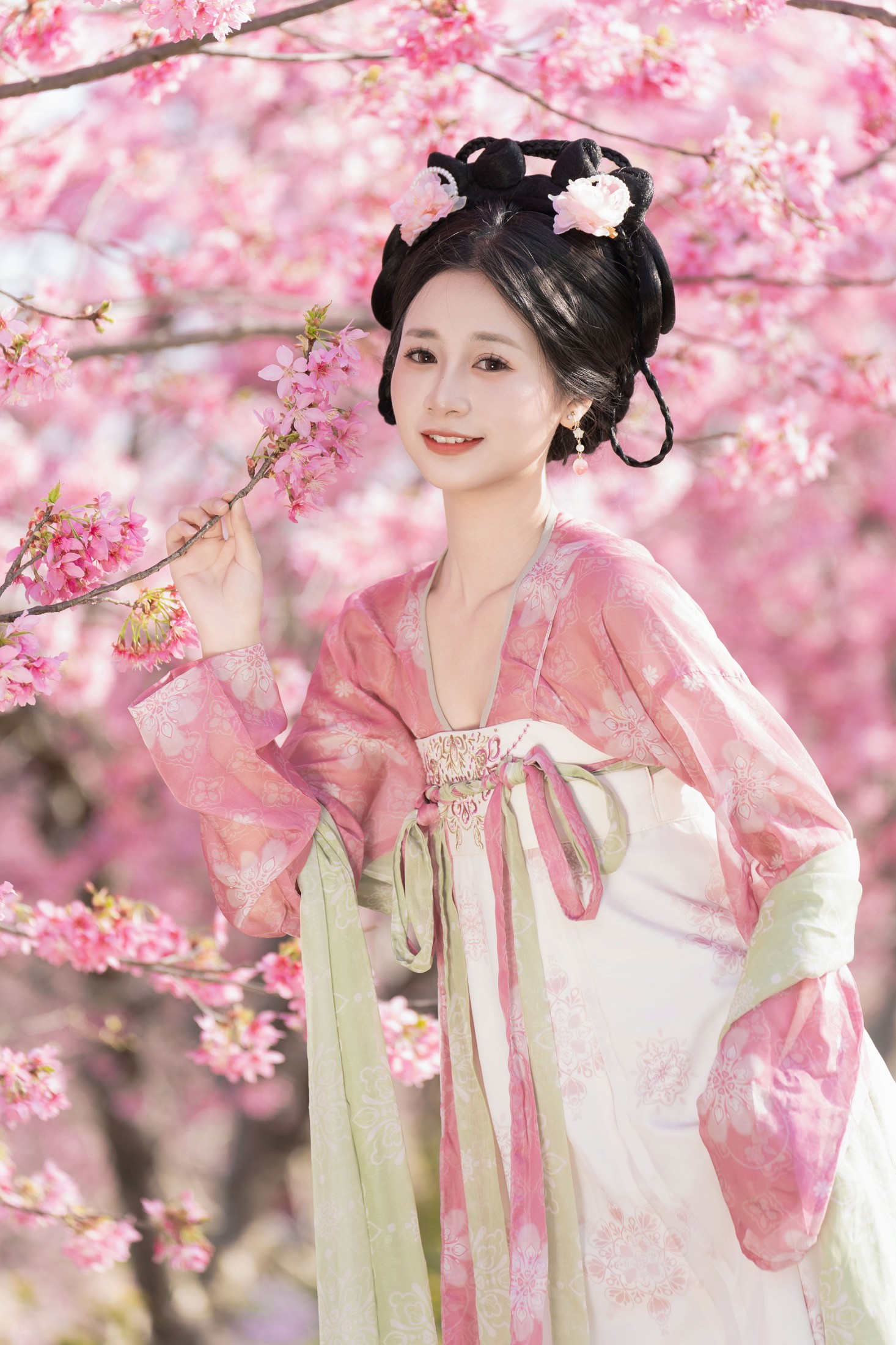 图片[6]-橙子舒 – 《樱花汉服》[23P]-COS写真在线网