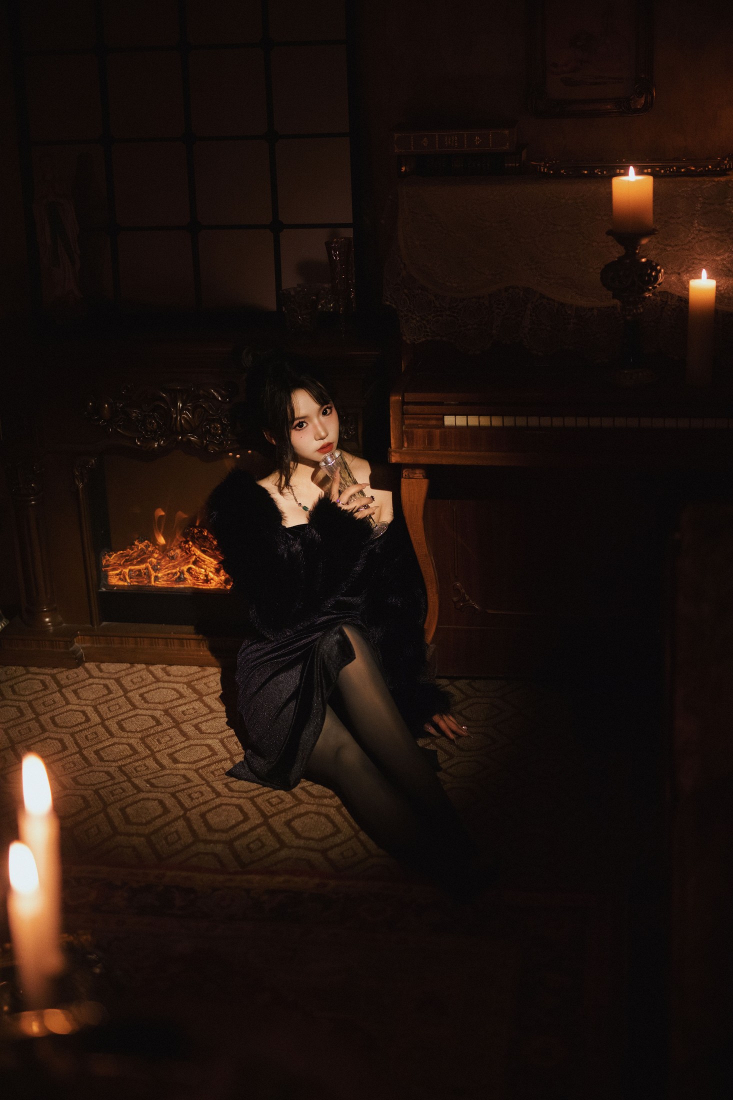 图片[6]-欢欢 – 《夜色》[27P]-COS写真在线网