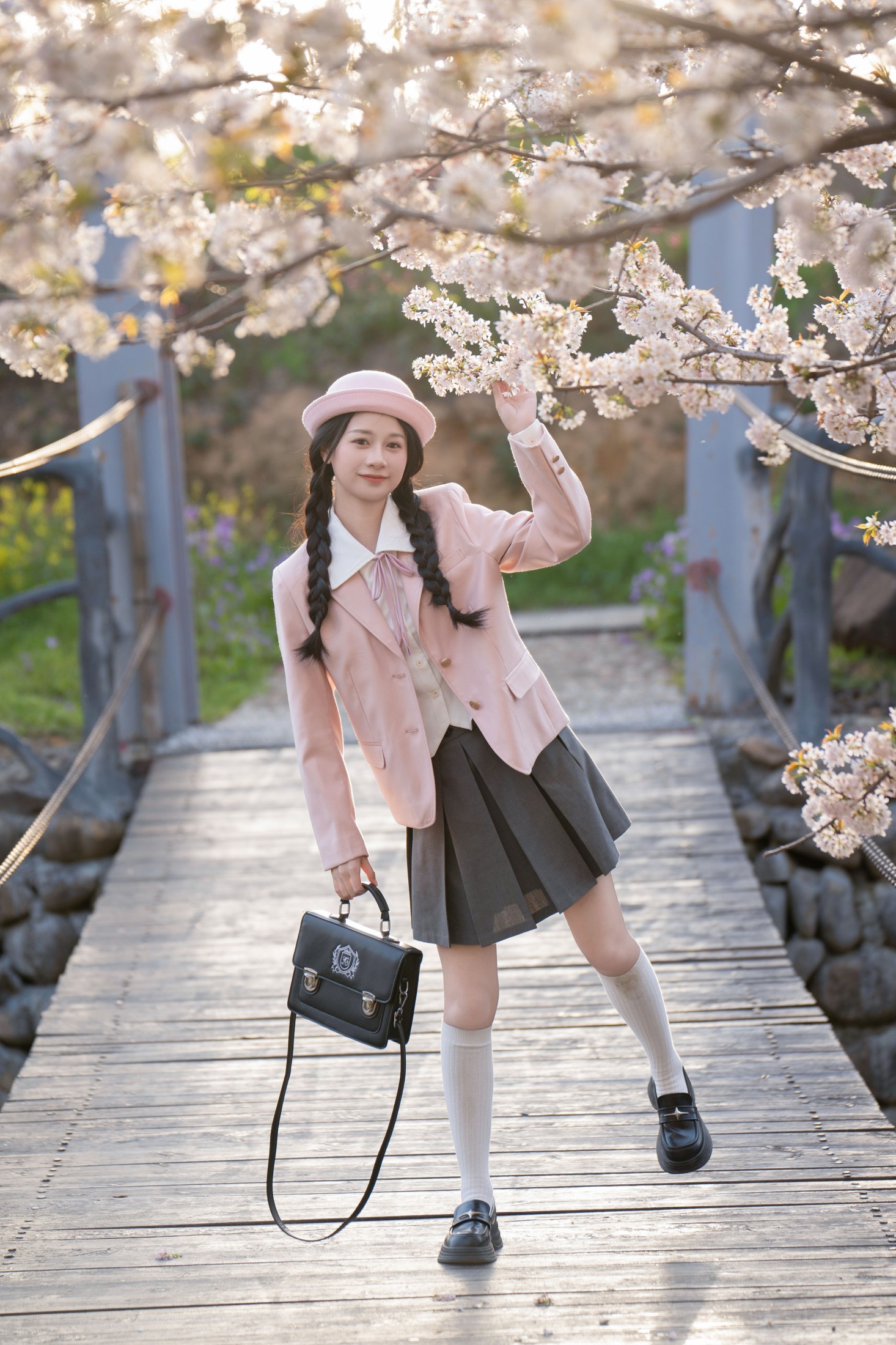 图片[4]-橙子舒 – 《粉色jk》[22P]-COS写真在线网