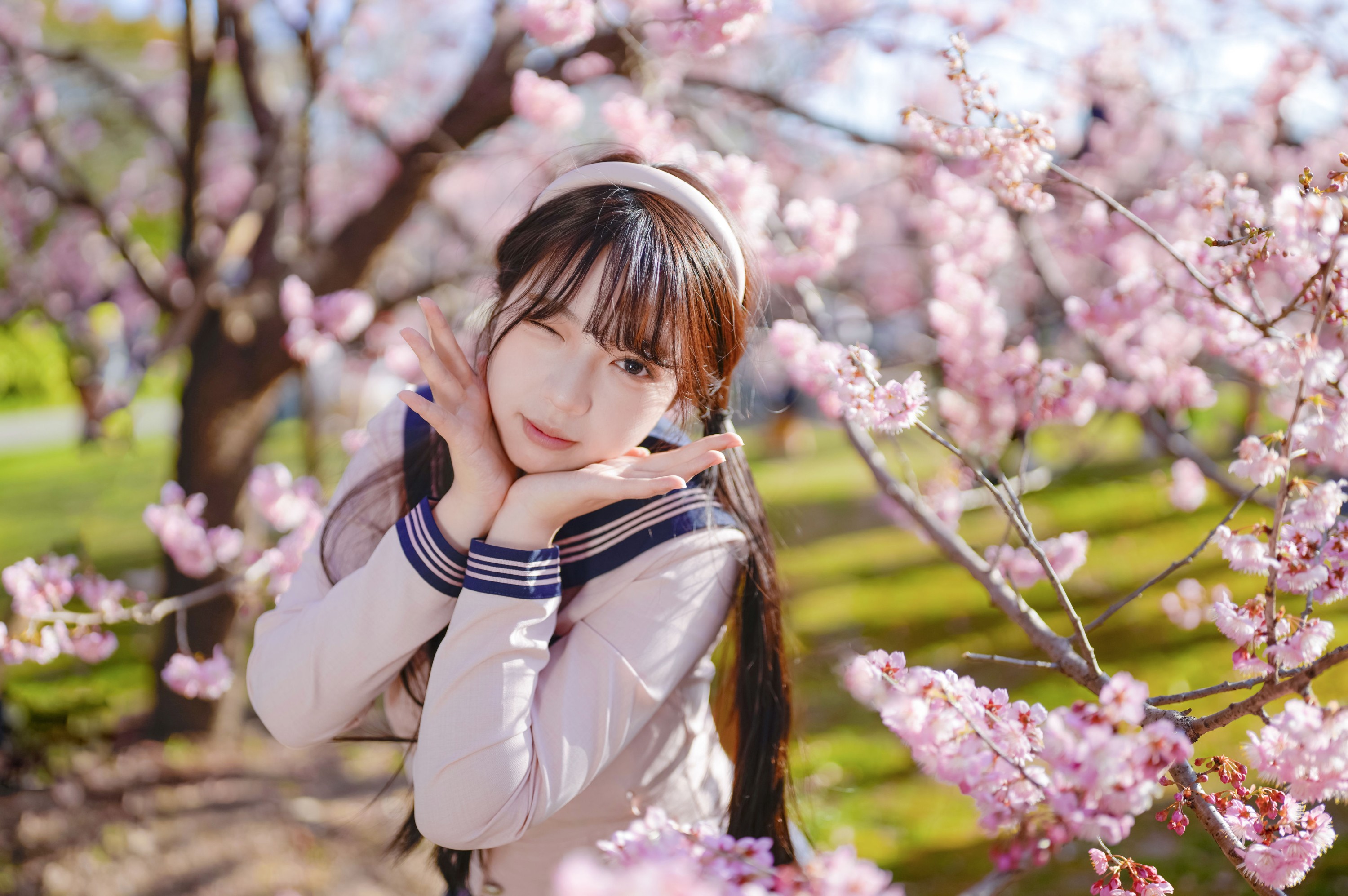 图片[6]-少渚 – 《樱花jk》[32P]-COS写真在线网